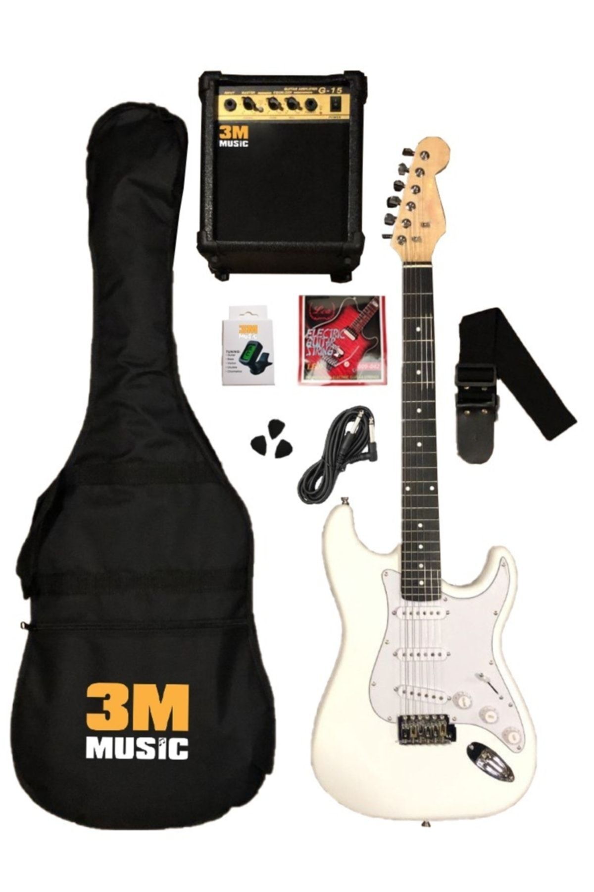 PHX Puka Lea Elektro Gitar Set Puka Elektro Gitar Seti