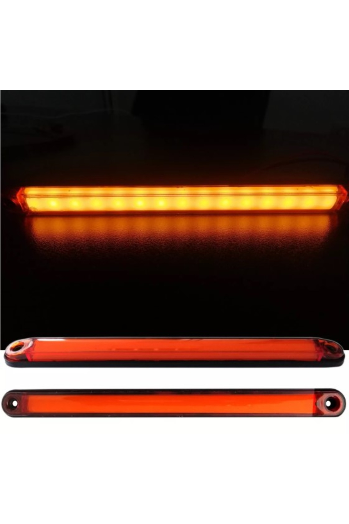 AHMET OTOMOTİV PARMAK LED SARI RENK NEON 24CM 15 LED 12V-24V