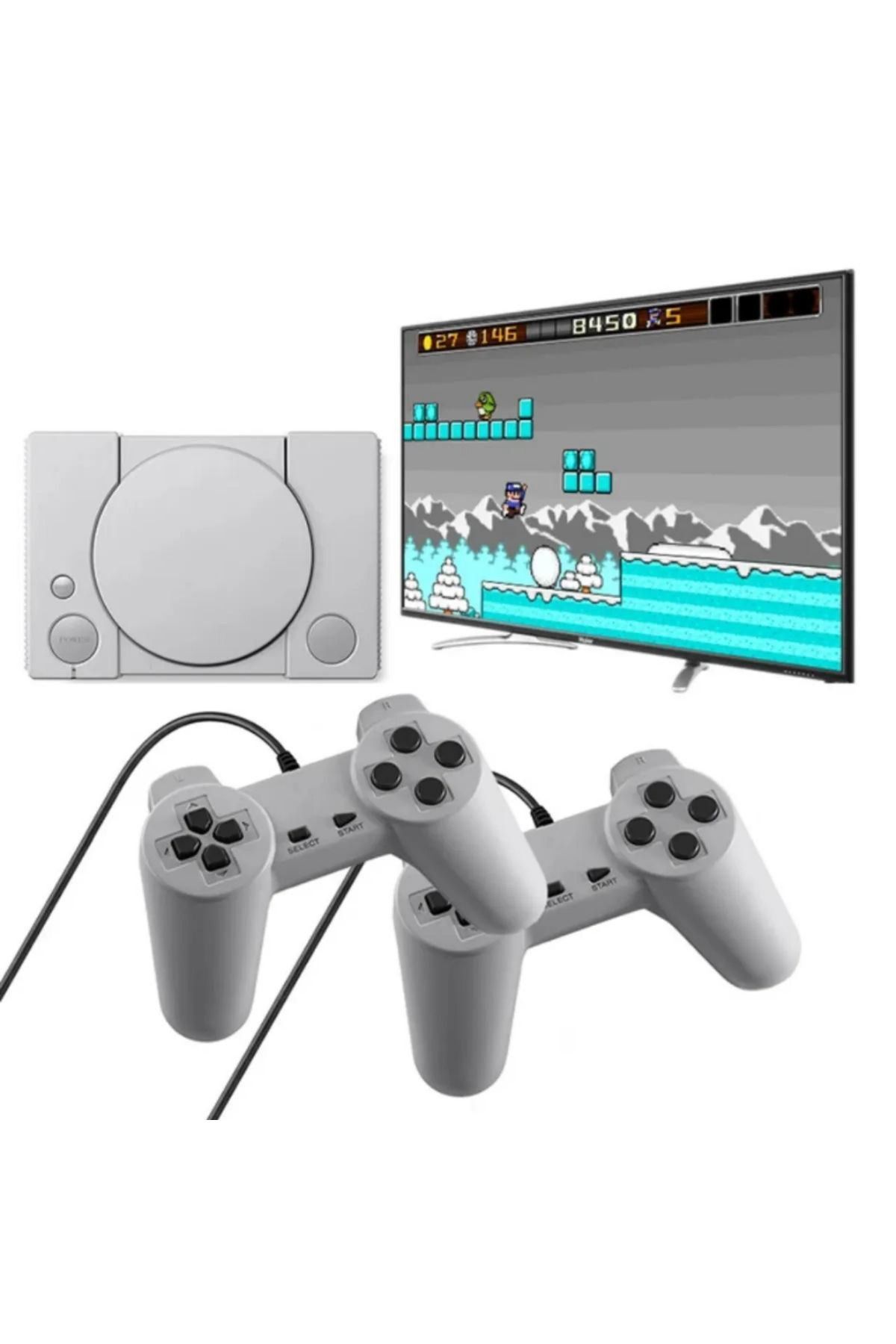 XİRA Anteras Super 8 Bit Tv Game Yeni Version Marıo Oyunlu Retro Televizyon Atarisi Oyun