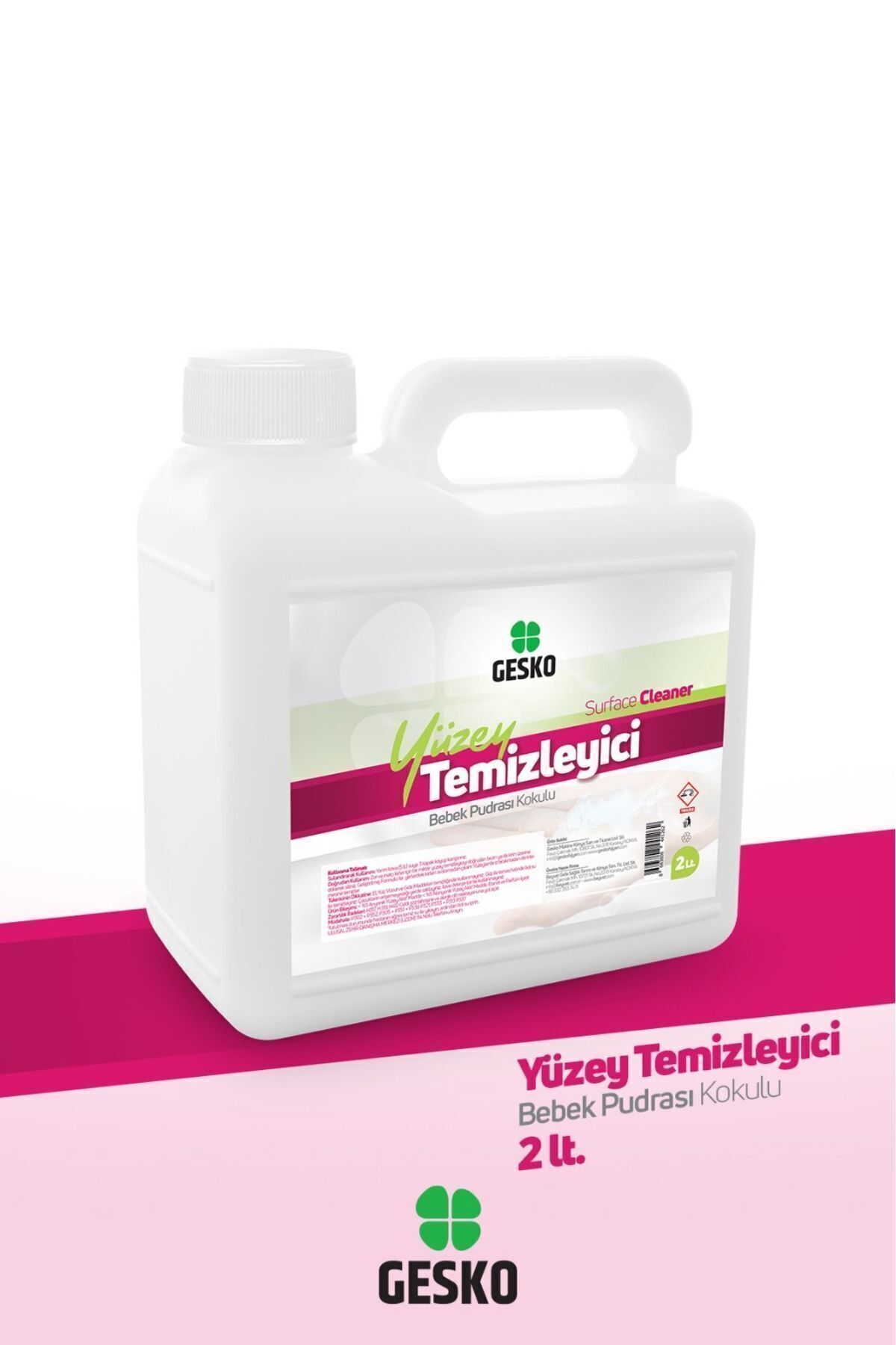 GESKO Bebek Pudrası Kokulu Yüzey Temizleyici 2 lt (2000 ml)