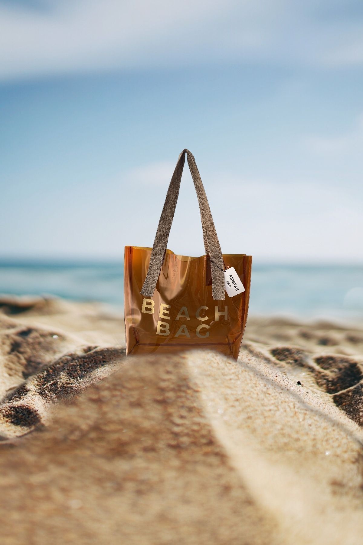 Rose gold beach bag online