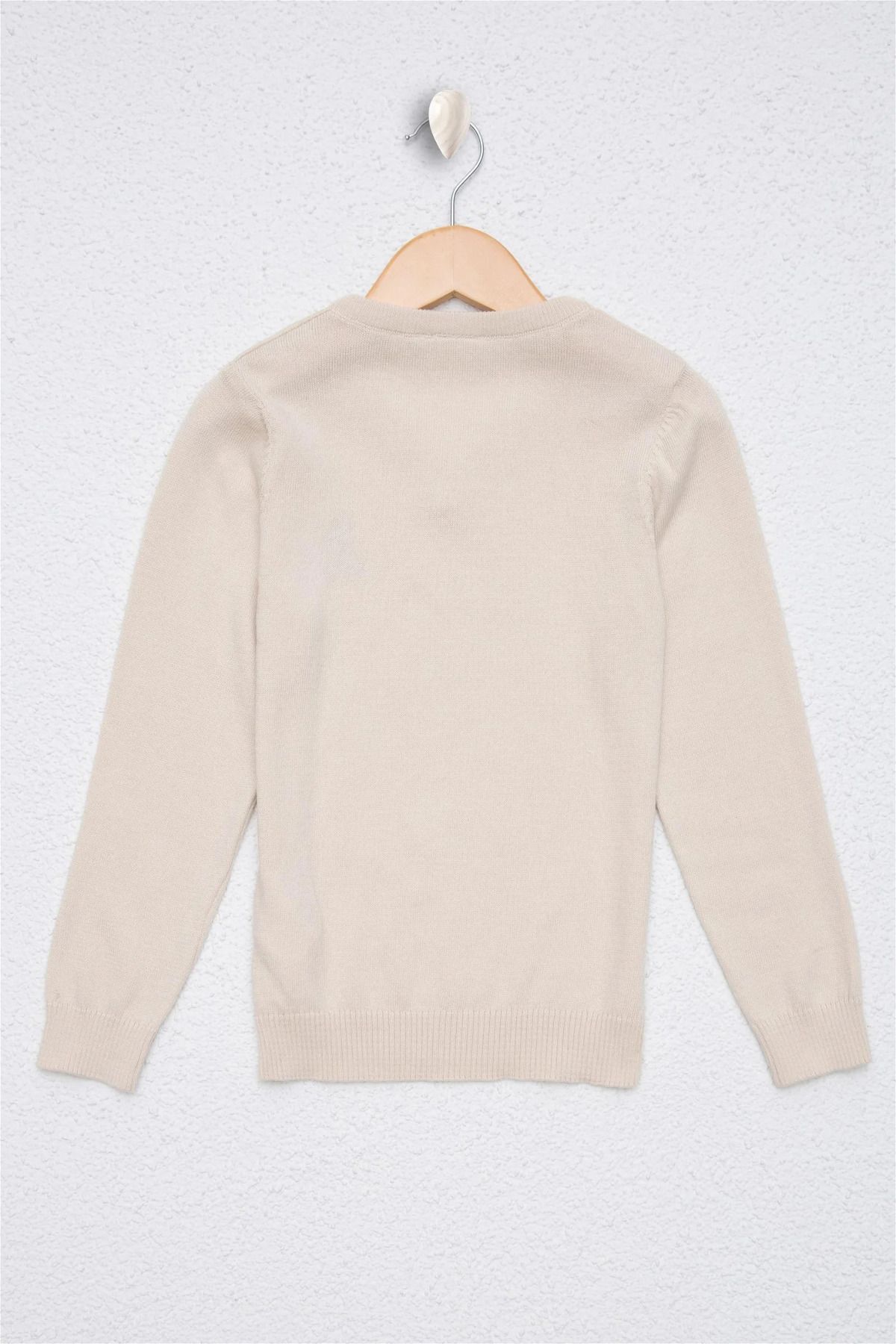 ژاکت کرم پایه دخترانه U.S. Polo Assn.
