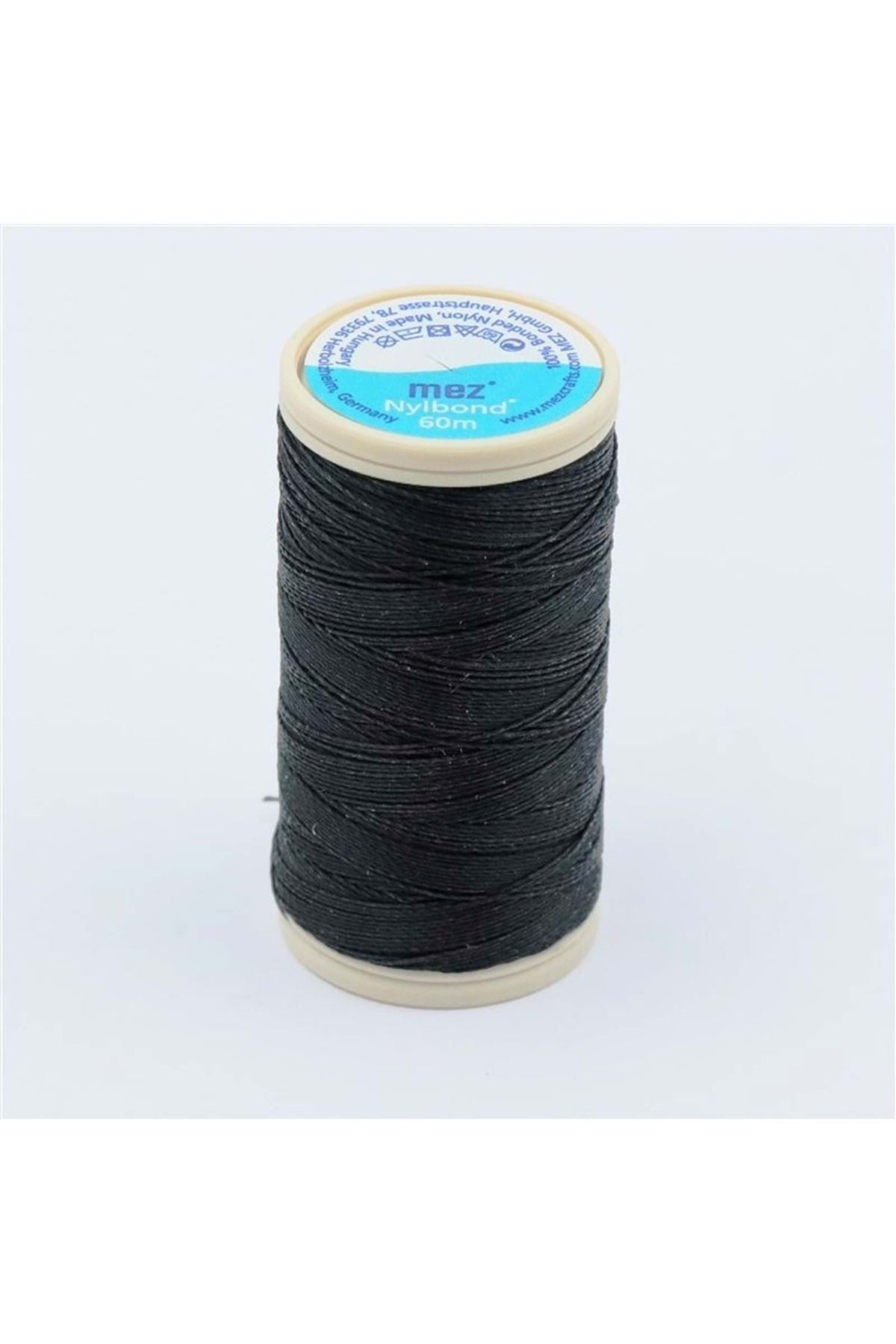 Hobimos-Nylbond Mez Coats - 1000 Black Non-breakable Bead String - Embroidery and Miyuki String - Jewelry String 1