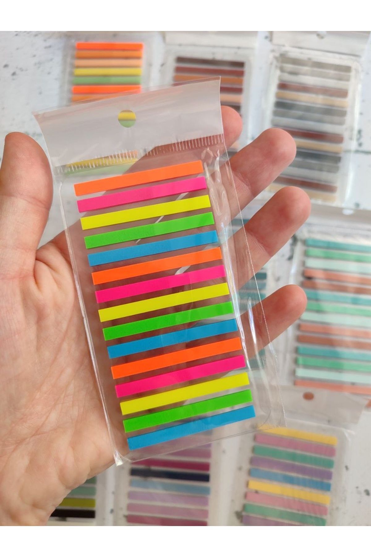 senacacollection-300 Pieces of transparent Strips - Post Push Adhesive 3