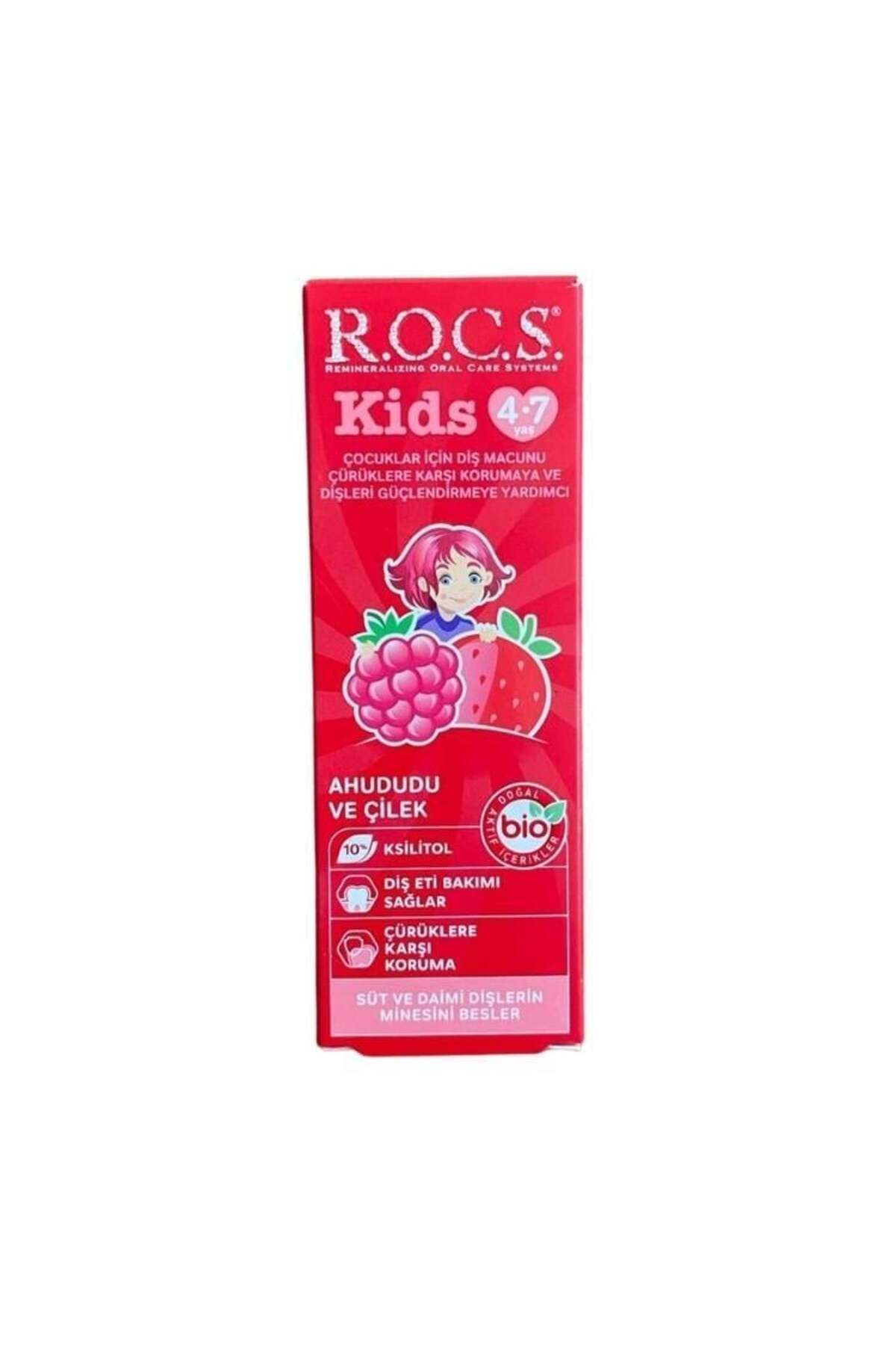 R.O.C.S.-Raspberry-strawberry Toothpaste for 4-7 Years - 35 Ml, Dolunaytcrt1737 1