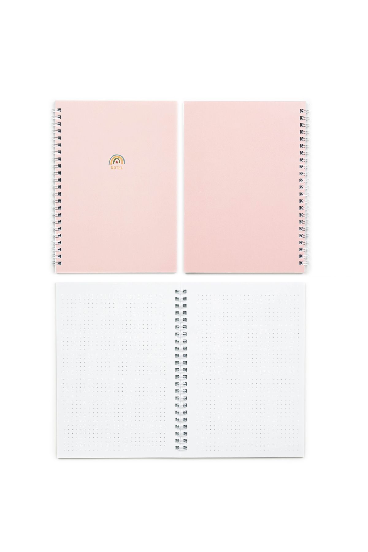 Nice Notes-A5 Dotted Set of 4 - Spiral School Notebook and Bullet Journal 6