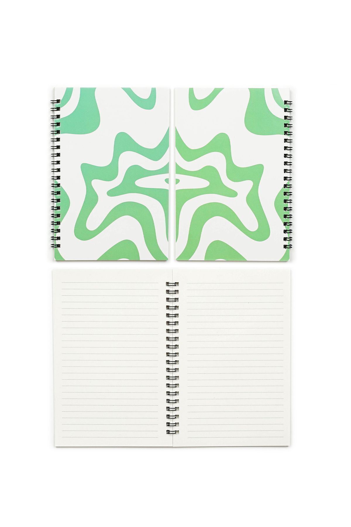 Nice Notes-4-piece Lined Series - 13x19.5 Cm Lined, Spiraled 50 Sheets Notebook Set 5