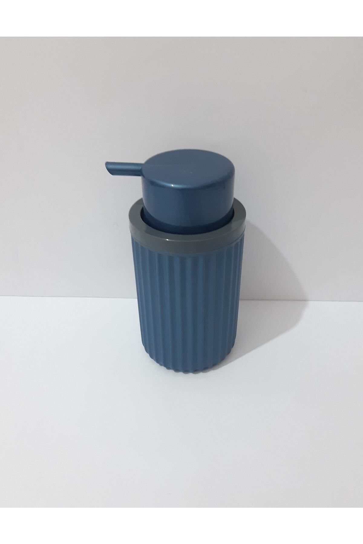 renkli çiçekler-Dozator de săpun Dispenser de săpun lichid din plastic de culoare albastră 4