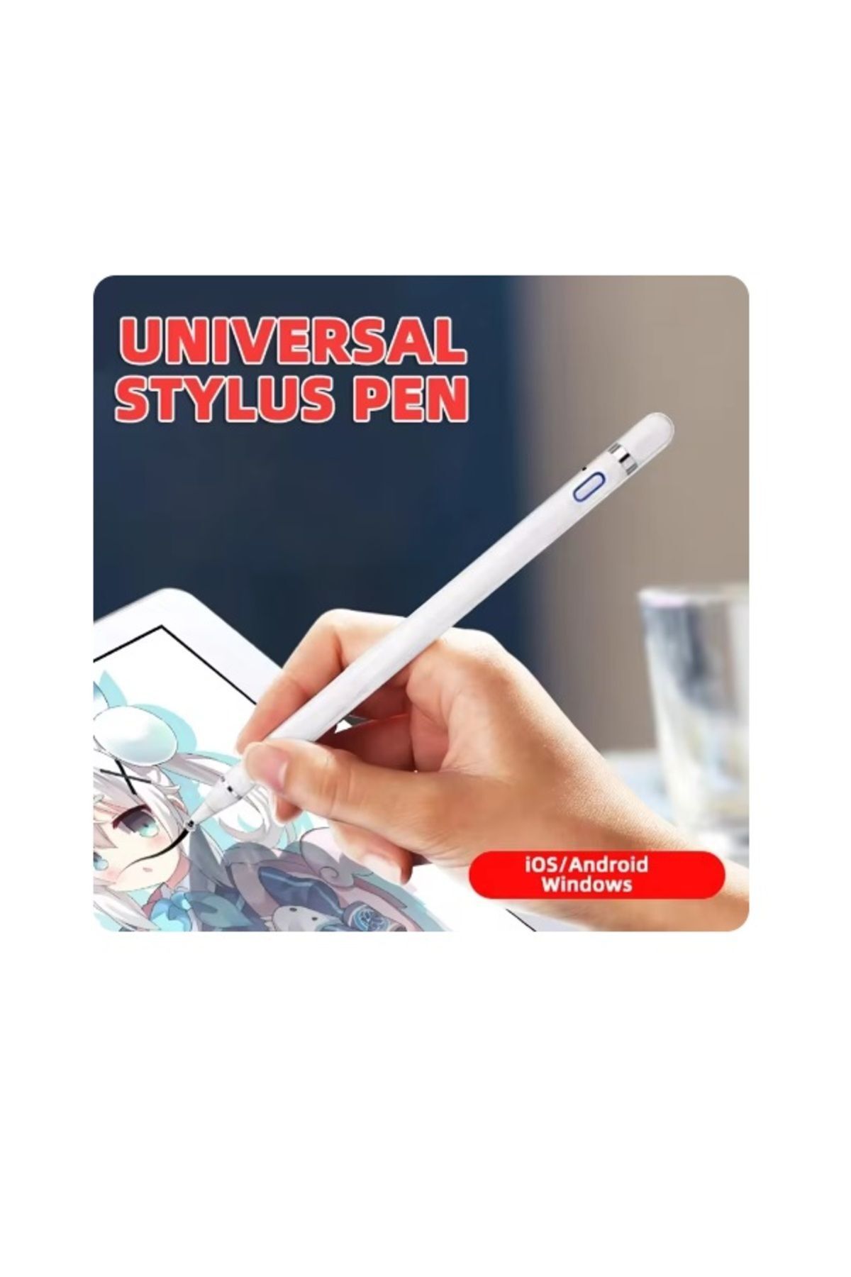 Tüm Cihazlar Ile Uyumlu Active Stylus Hassas Yazı Çizim Kalemi 2. Nesil 6