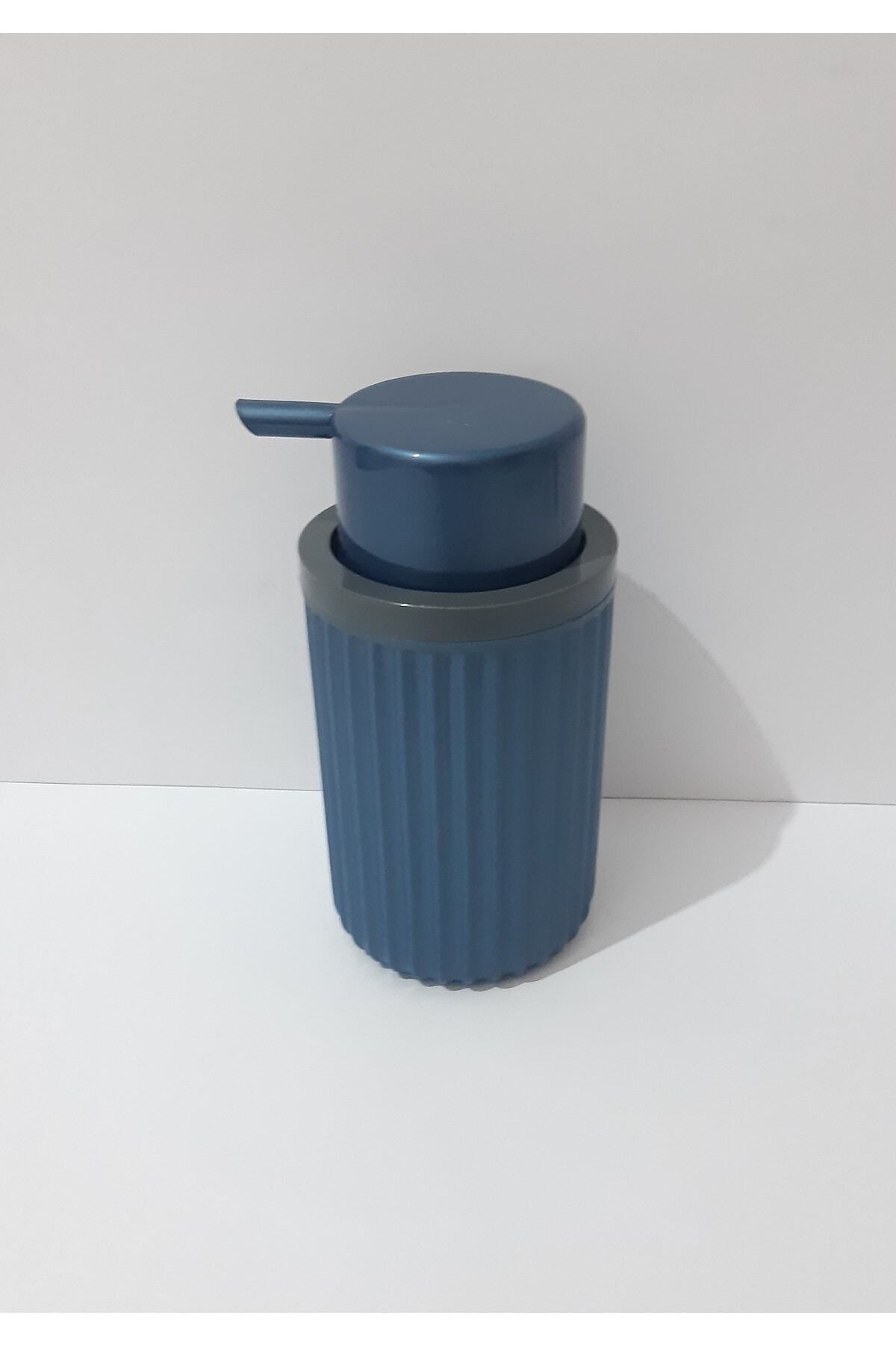 renkli çiçekler-Dozator de săpun Dispenser de săpun lichid din plastic de culoare albastră 2