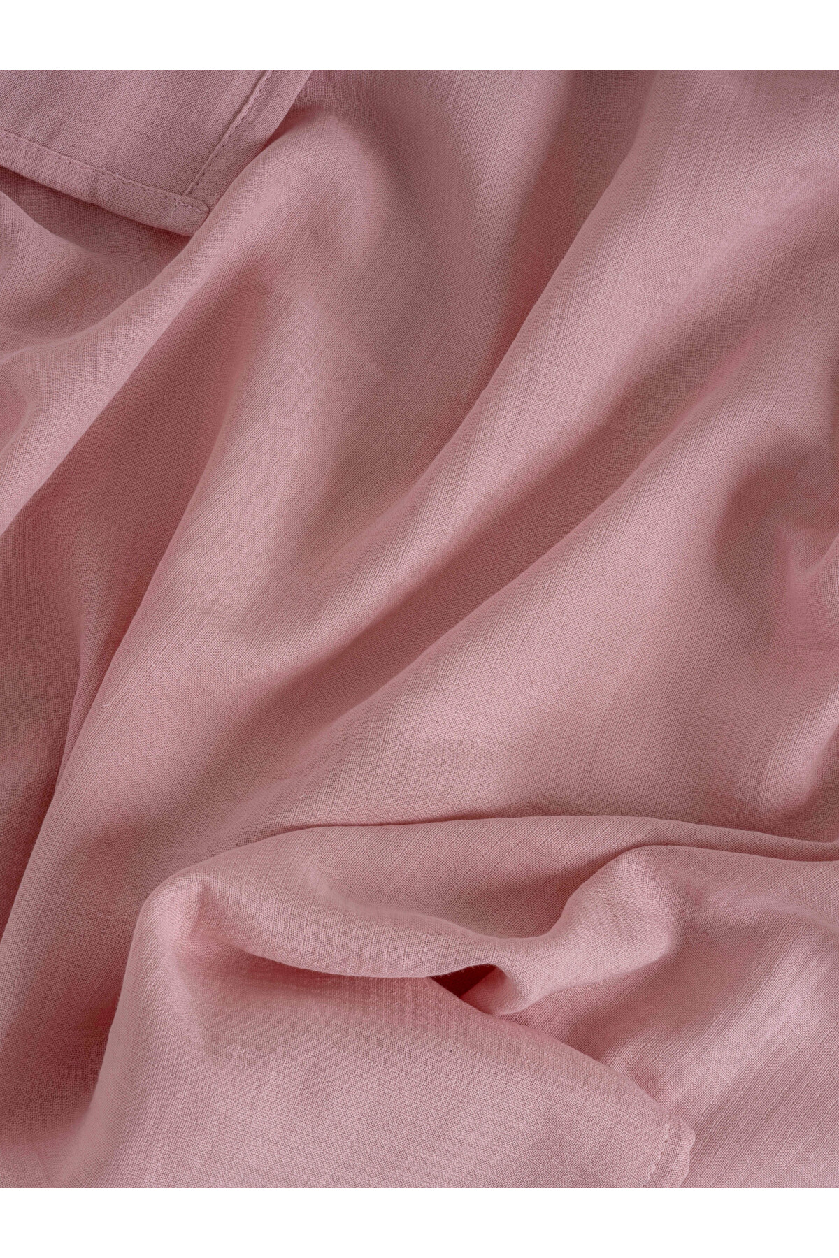 RASERSA Çift Kat Müslin Örtü 100 x 110 cm - Pembe fotoğrafı 3 (önizleme)