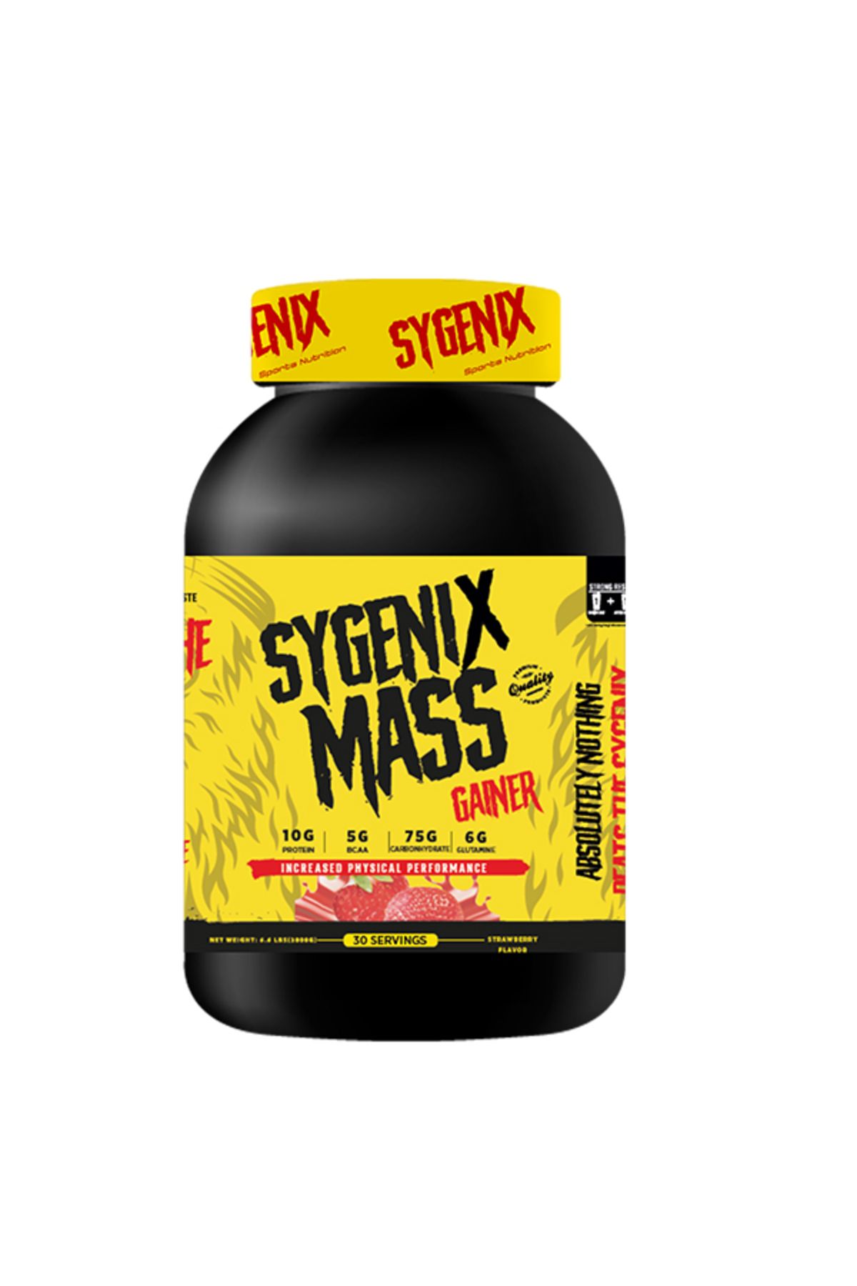 sygenix nutrition sports labs Sygenix Mass Gainer Çilek 3000 gr