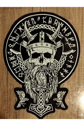 Özden Nakış Viking Odin Patch Arma Nakış