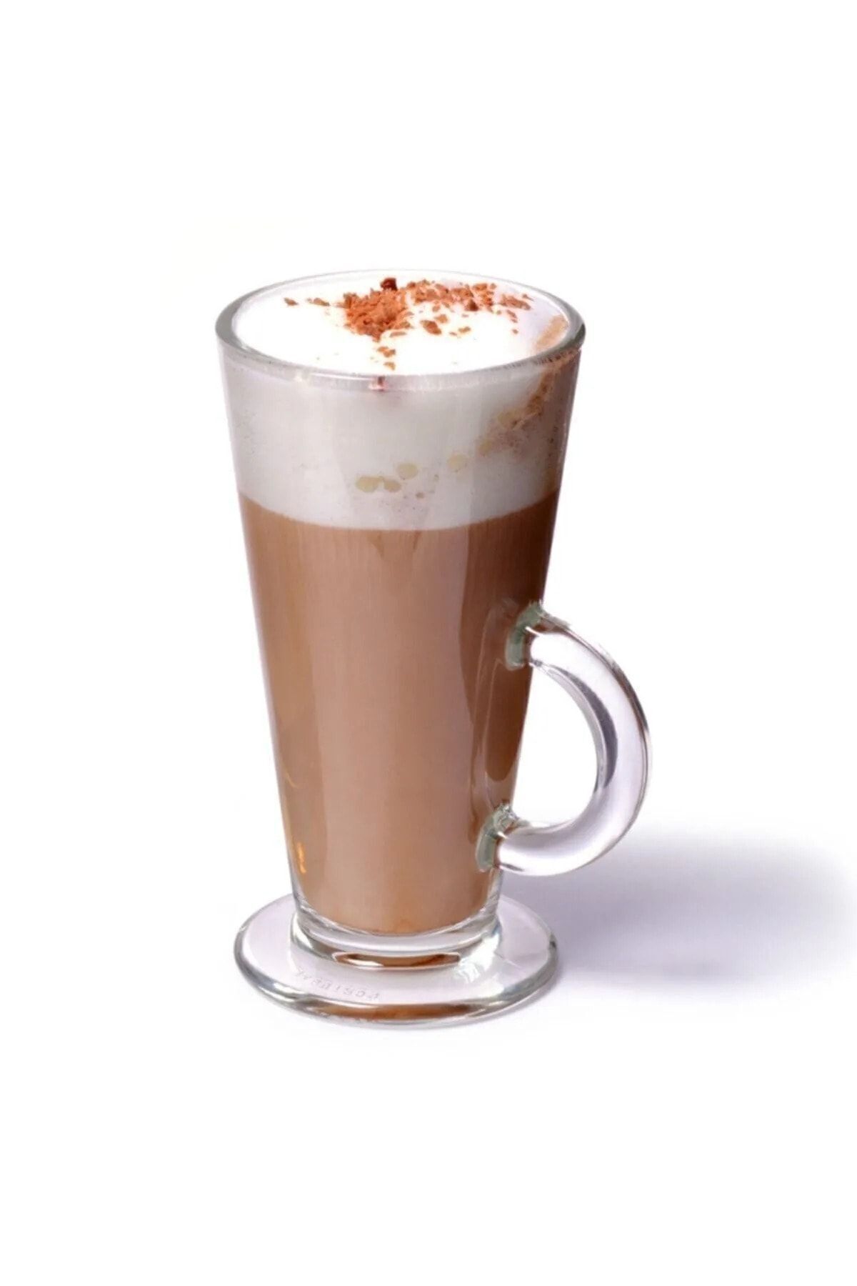 ODİ HOME-Latte Glass with Handle - Set of 4 290 ml 6