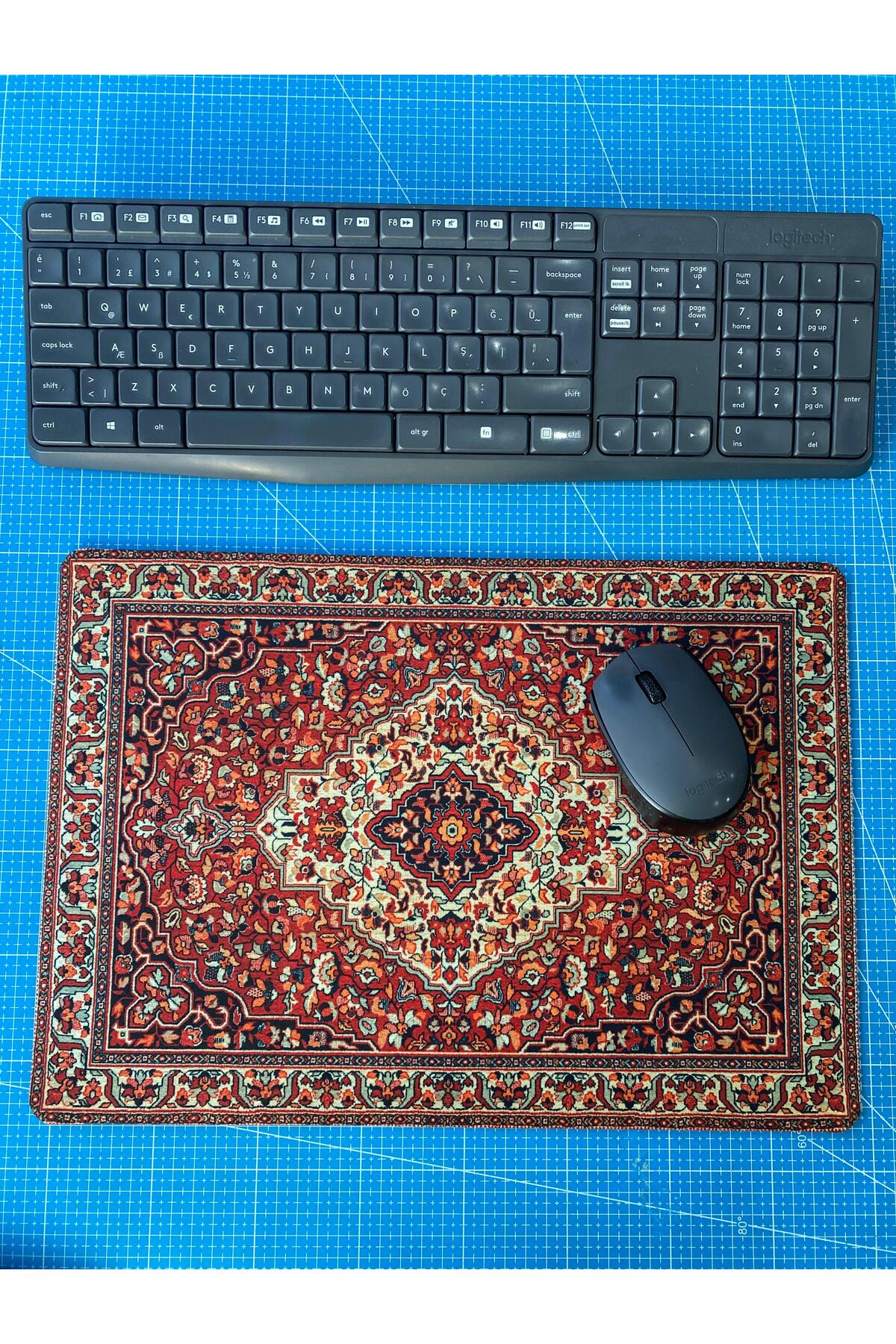 Halı Desen Baskılı 28x40 cm Ölçüsünde Mouse Pad 4