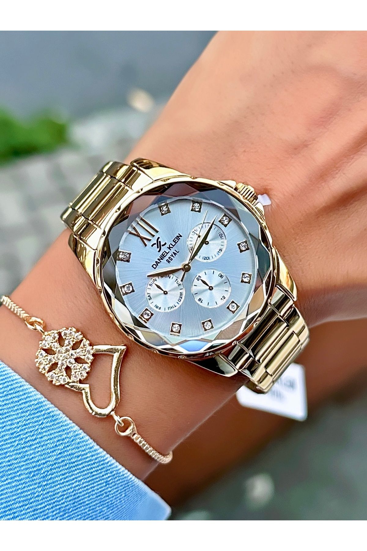 Daniel Klein 36 mm Cut Glass Women s Wristwatch Trendyol