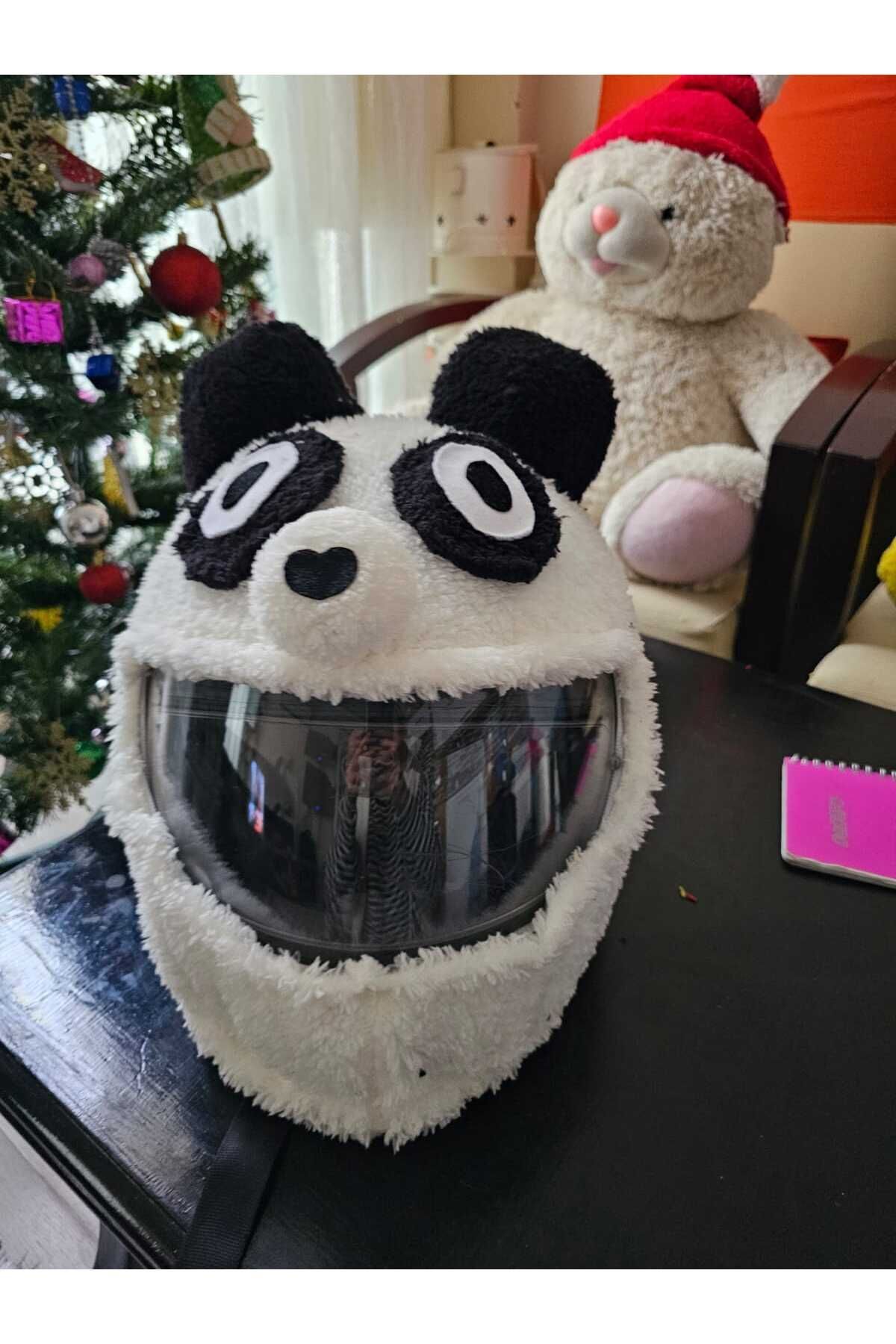 jootasar m plush helmet cover panda Trendyol