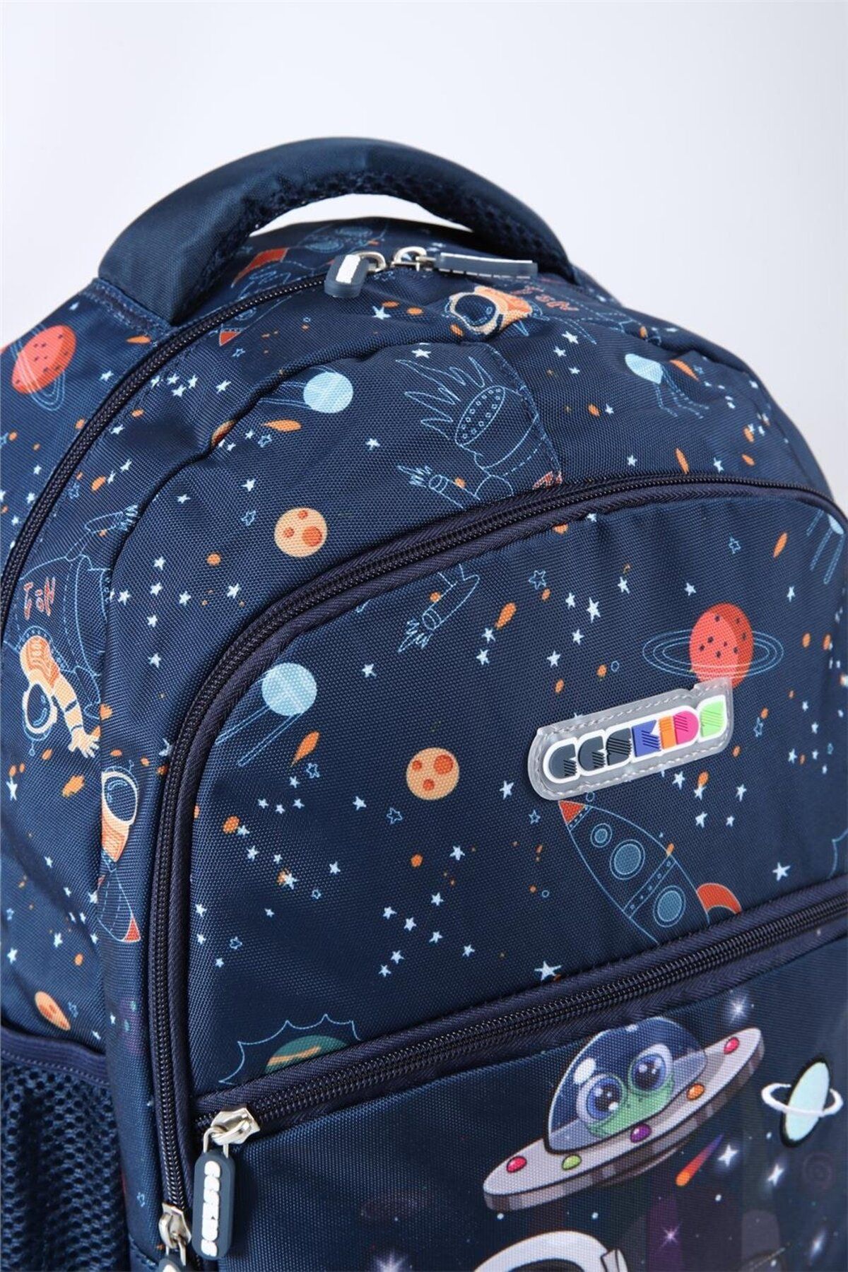 ÇÇS-Unicorn Patterned Kids Children's School Bag 4