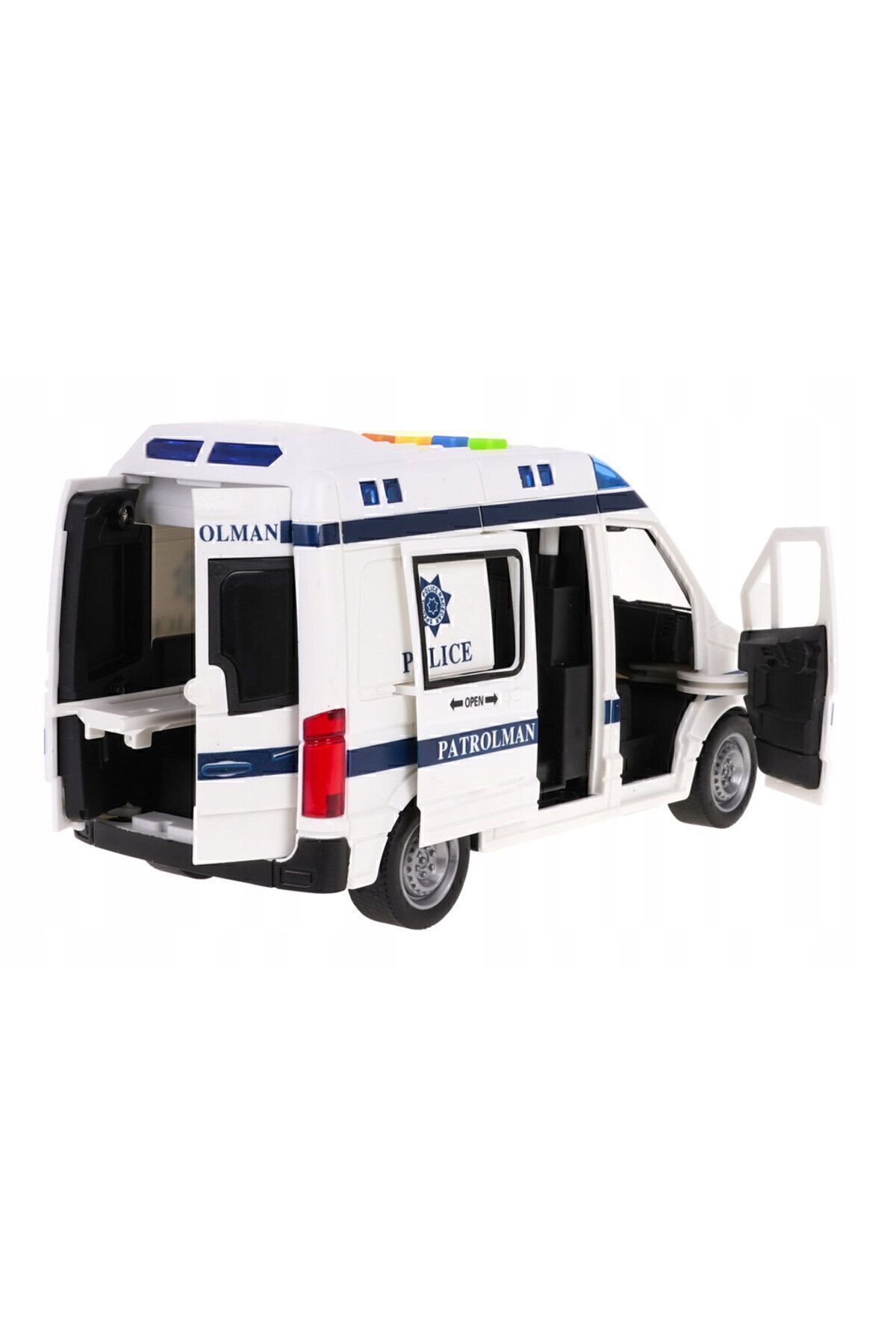 Sürtmeli Sesli Ve Işıklı Kapıları Açılan Ambulans - 4
