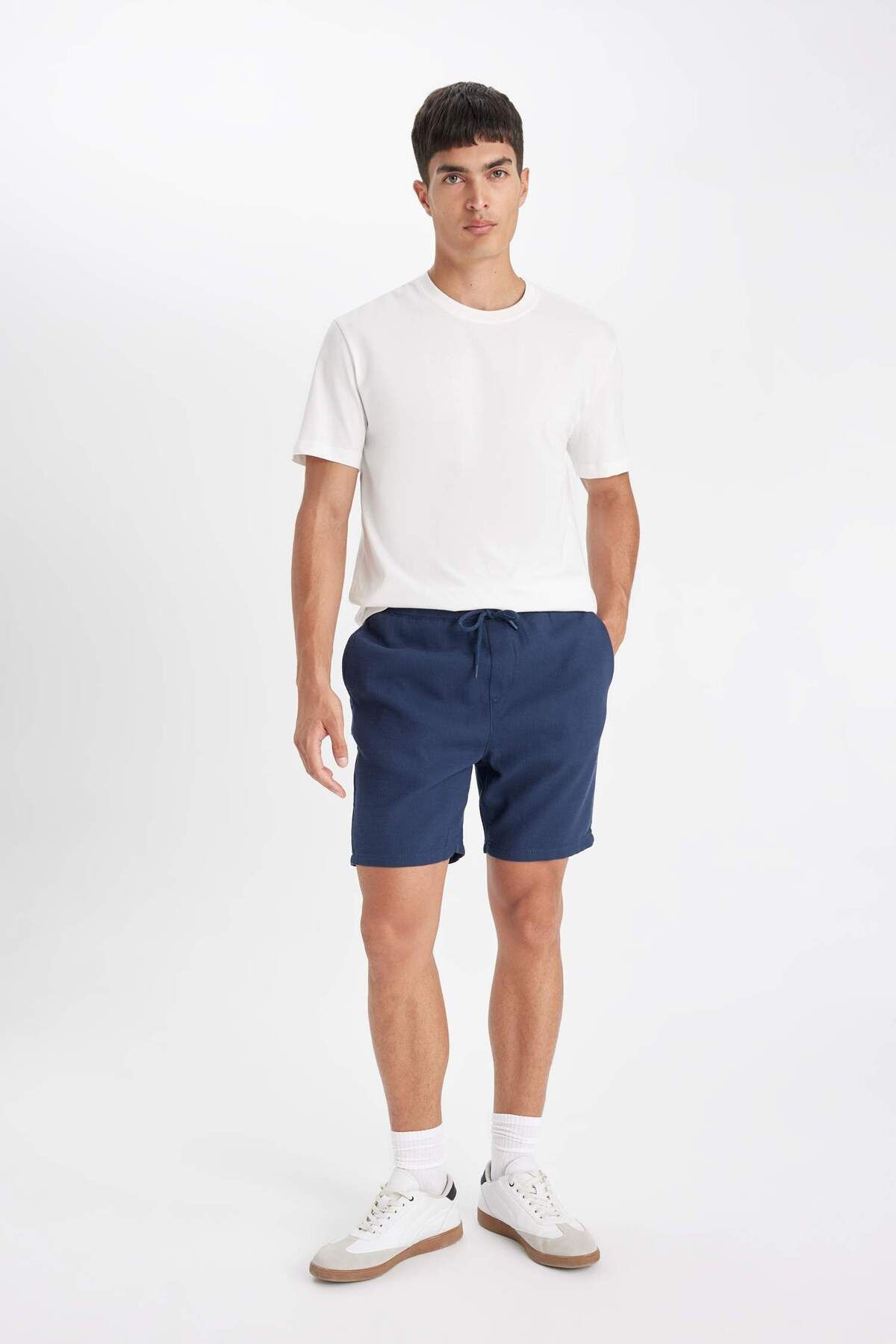 DeFacto-DFC - Relaxed Fit pamut rövidnadrág 2