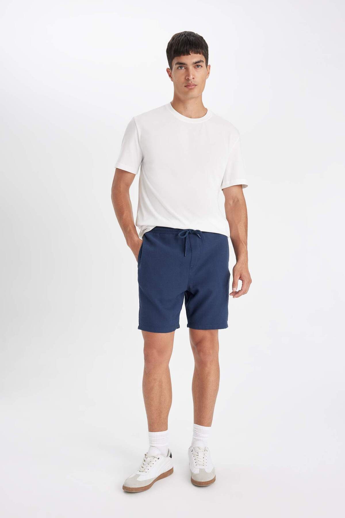 DeFacto-DFC - Relaxed Fit pamut rövidnadrág 3