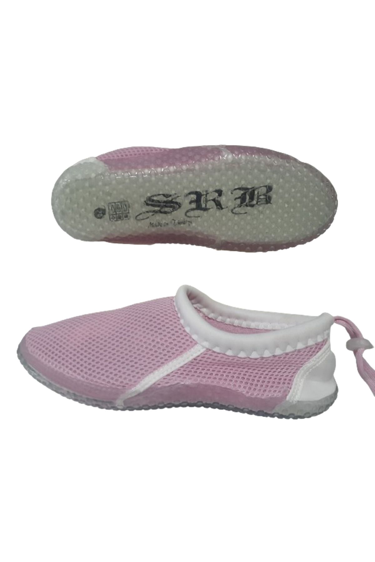 SRB-Serebian Women's Beach Shoes - Pink-white, Srb66-666 5