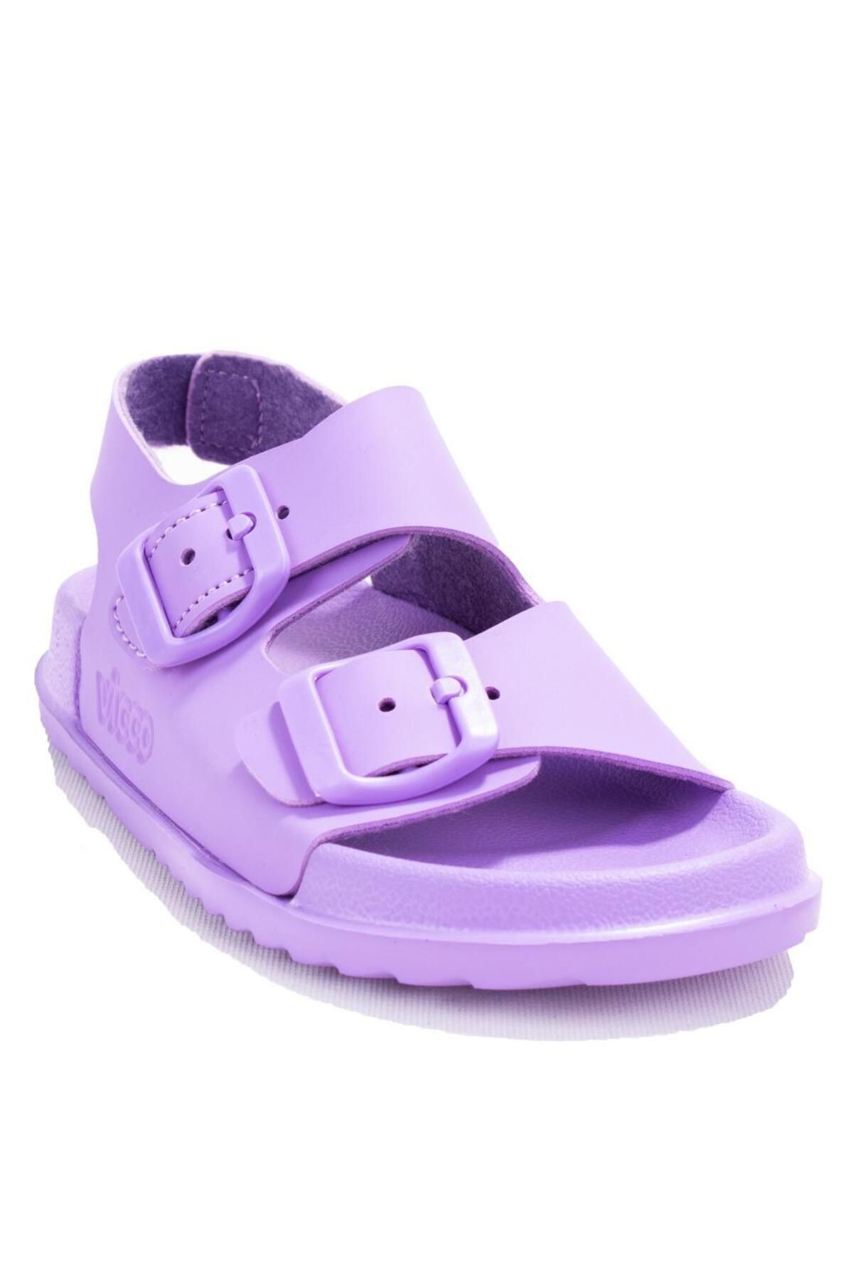 صندل بنفش دخترانه و بچگانه Miyu 321f23y253 Lila Ortopedic Daily Girl Sandals ورزشی Vicco
