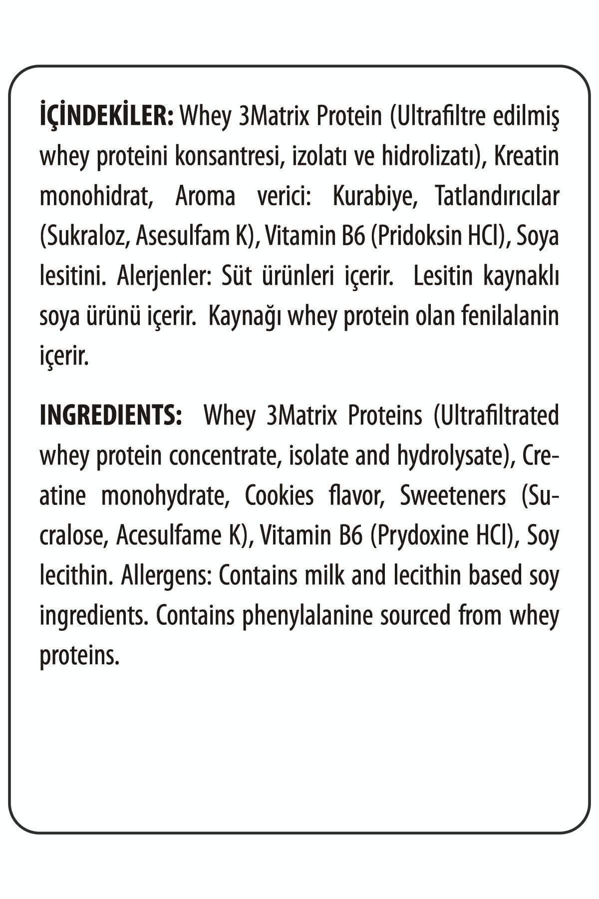 Hardline-Whey3 Matrix 908 Gr Cookies (with Curabies) Protein Powder 3