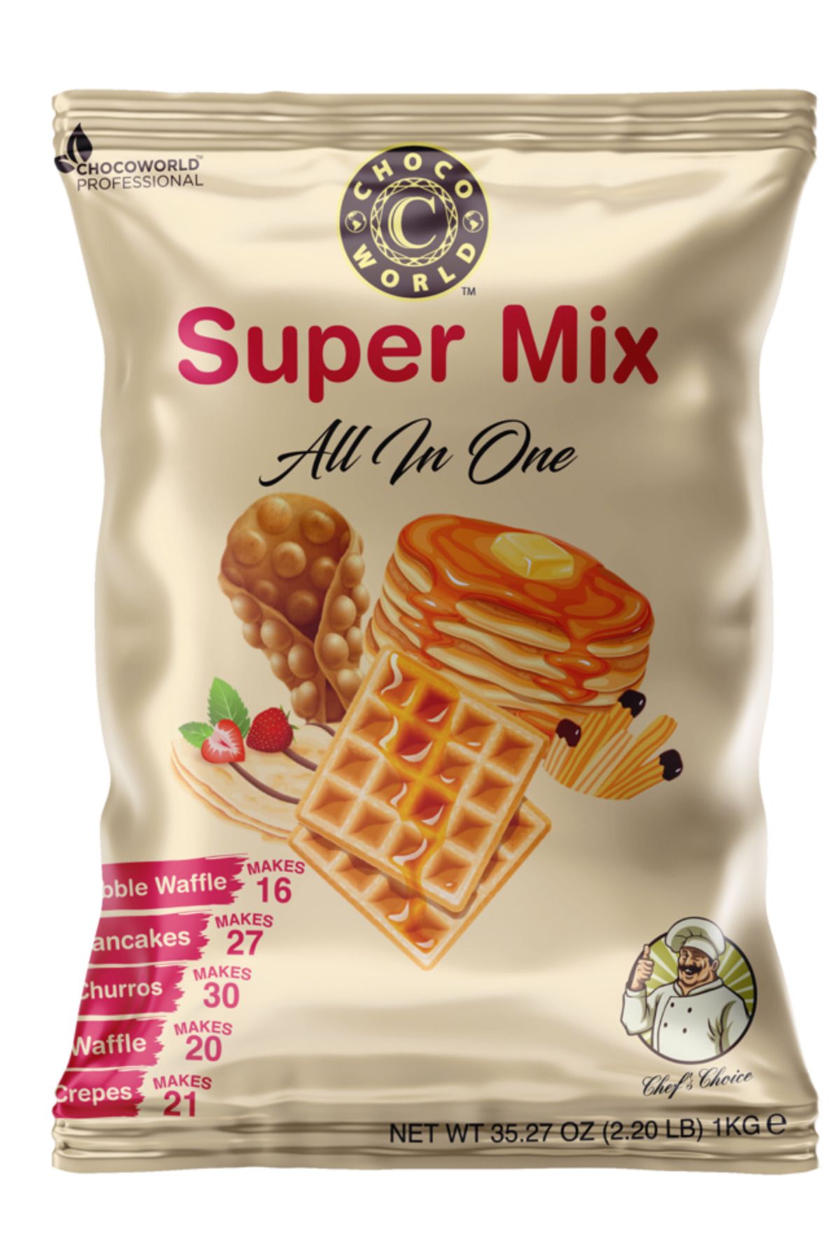 Chocoworld Stick Lokma Waffle Mix (1kg)