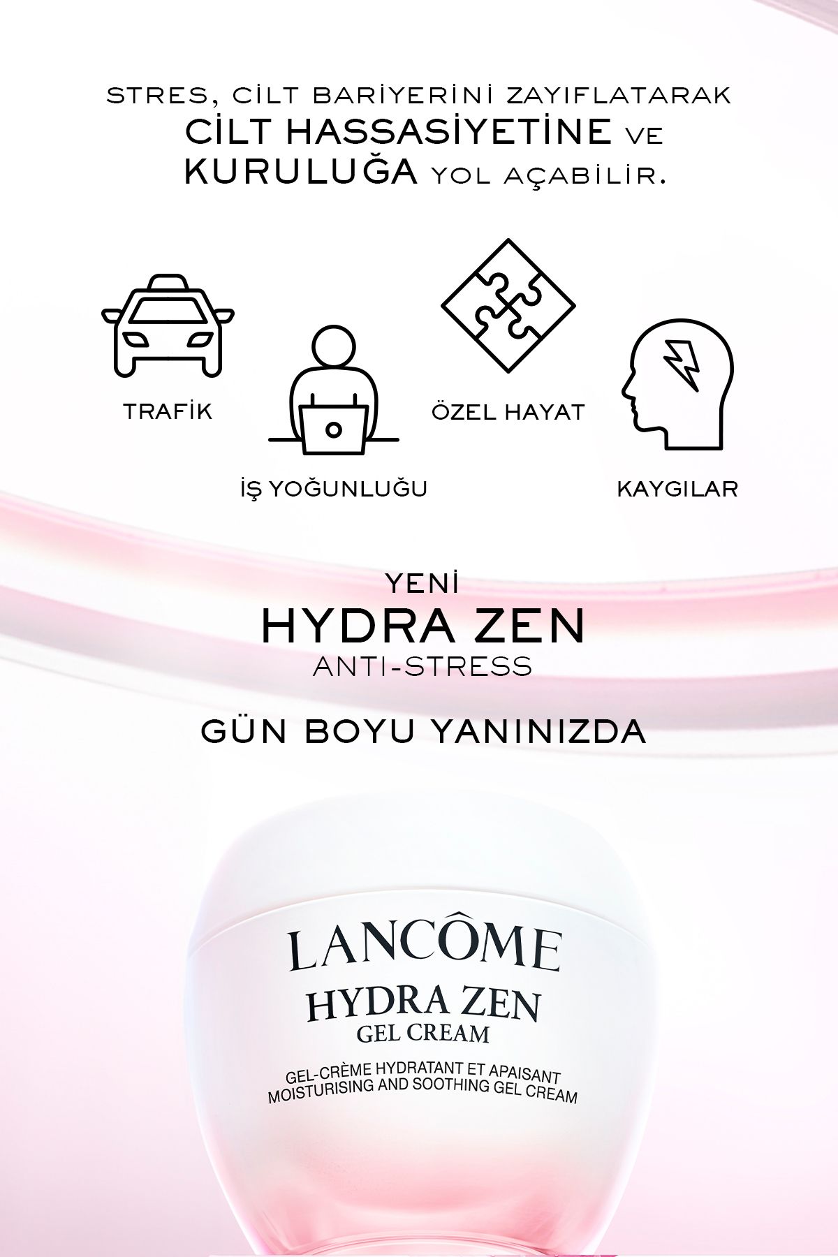 ژل مرطوب کننده ضد استرس Hydra Zen 50 ml 3614274158465 Lancome