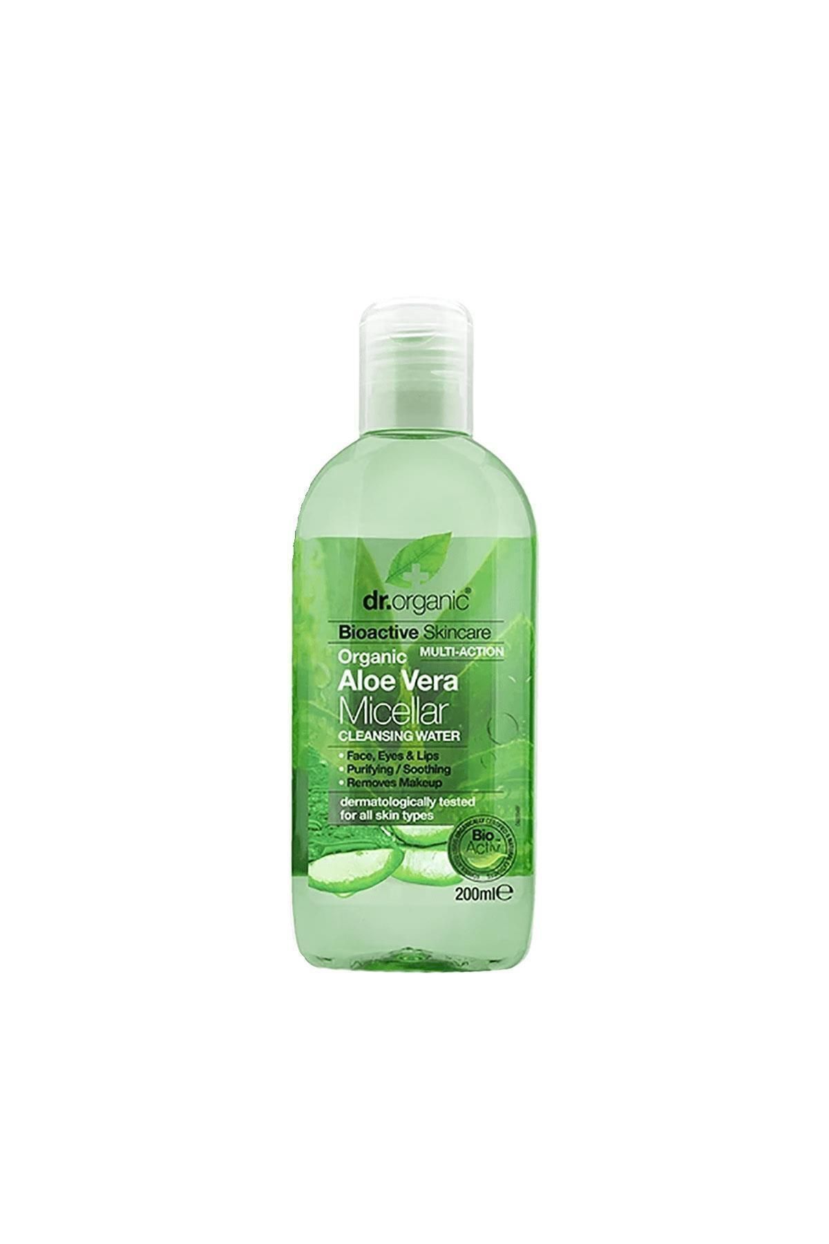 پاک کننده صورت آب تمیزکننده میسلار آلوئه ورا 200 میلی لیتری Dr. Organic