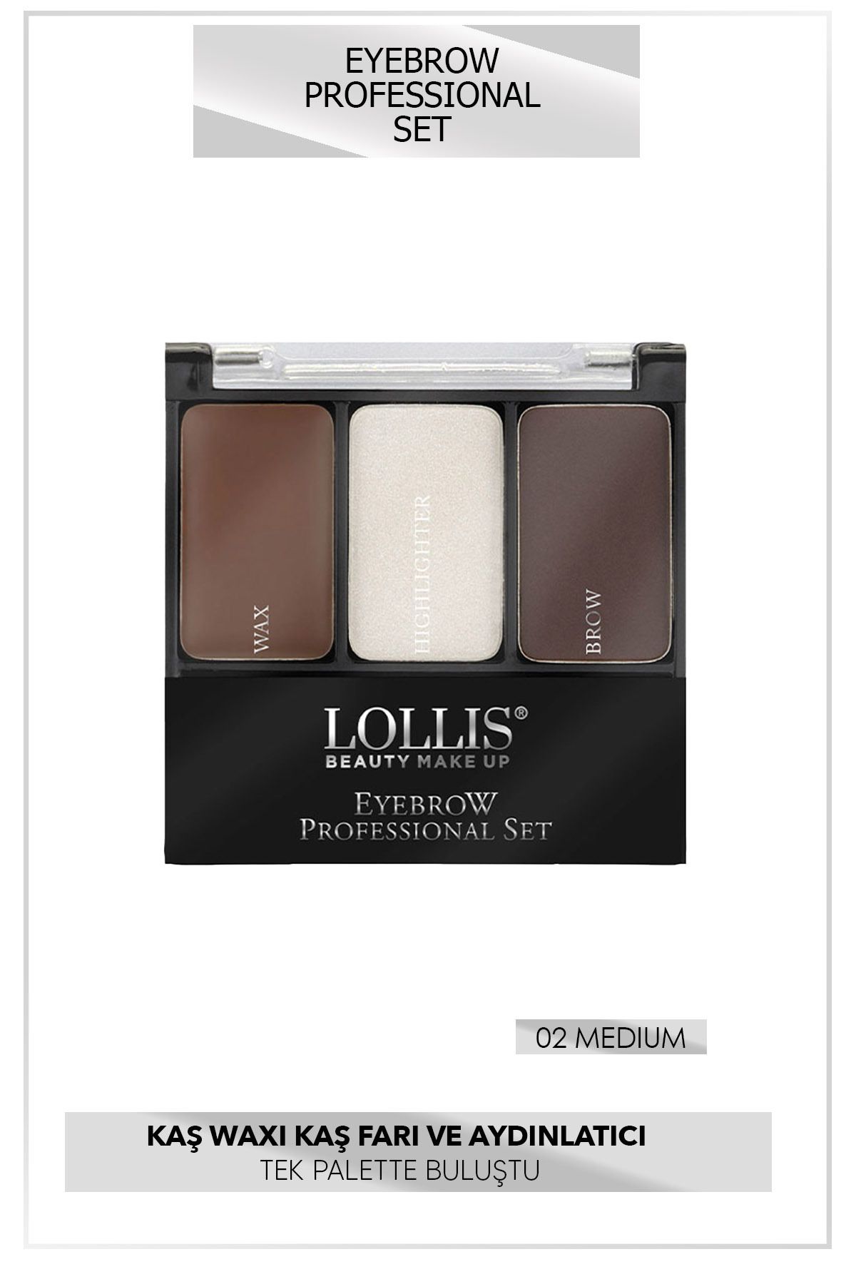 ست ابرو حرفه ای 02 متوسط ​​/ ست ابرو حرفه ای 02 متوسط Lollis