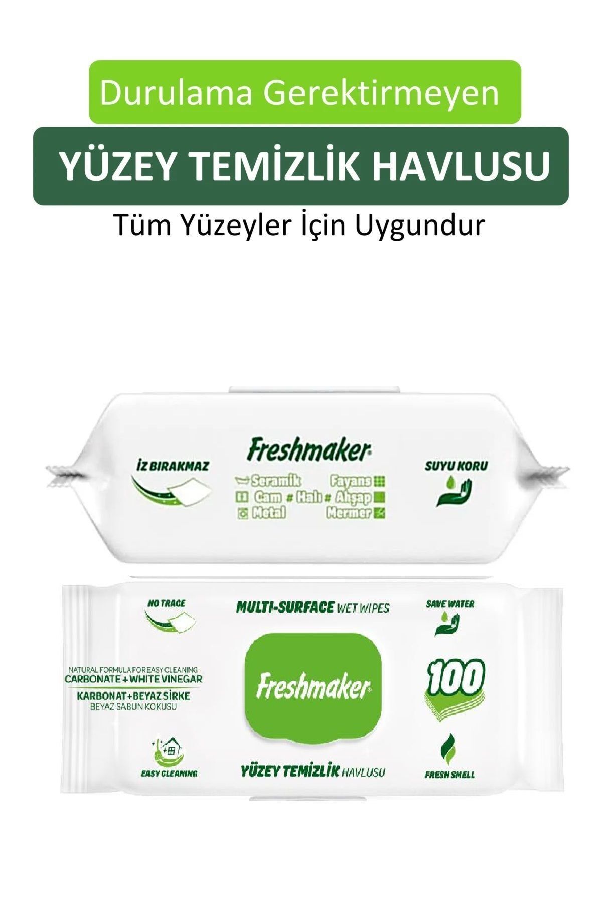 Freshmaker-منشفة تنظيف الأسطح 100 × 2 = 200 ورقة 1