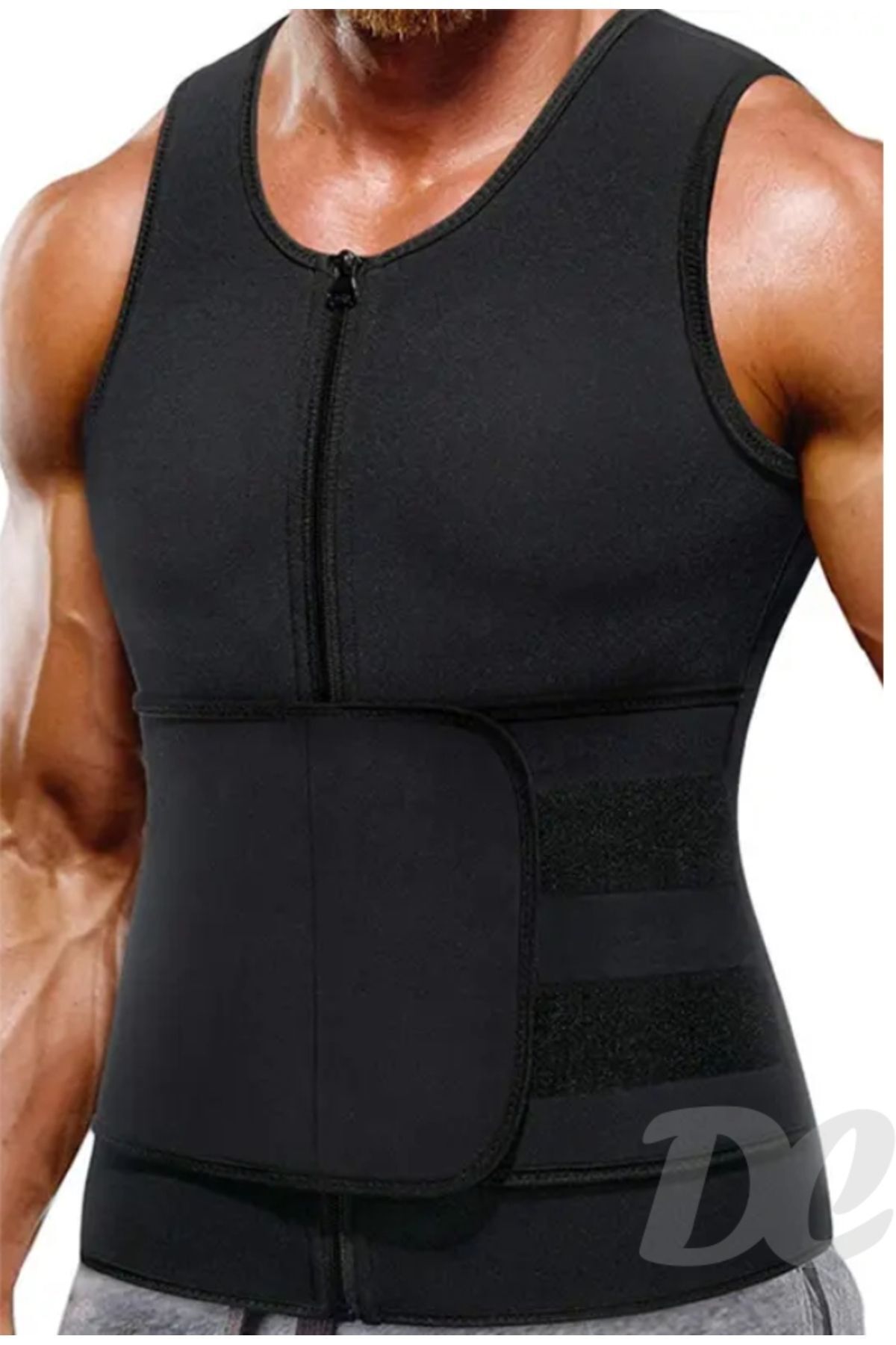 DC Sauna Vest Men s Sauna Effect Sweating Slimming Fat Burning Corset Trendyol
