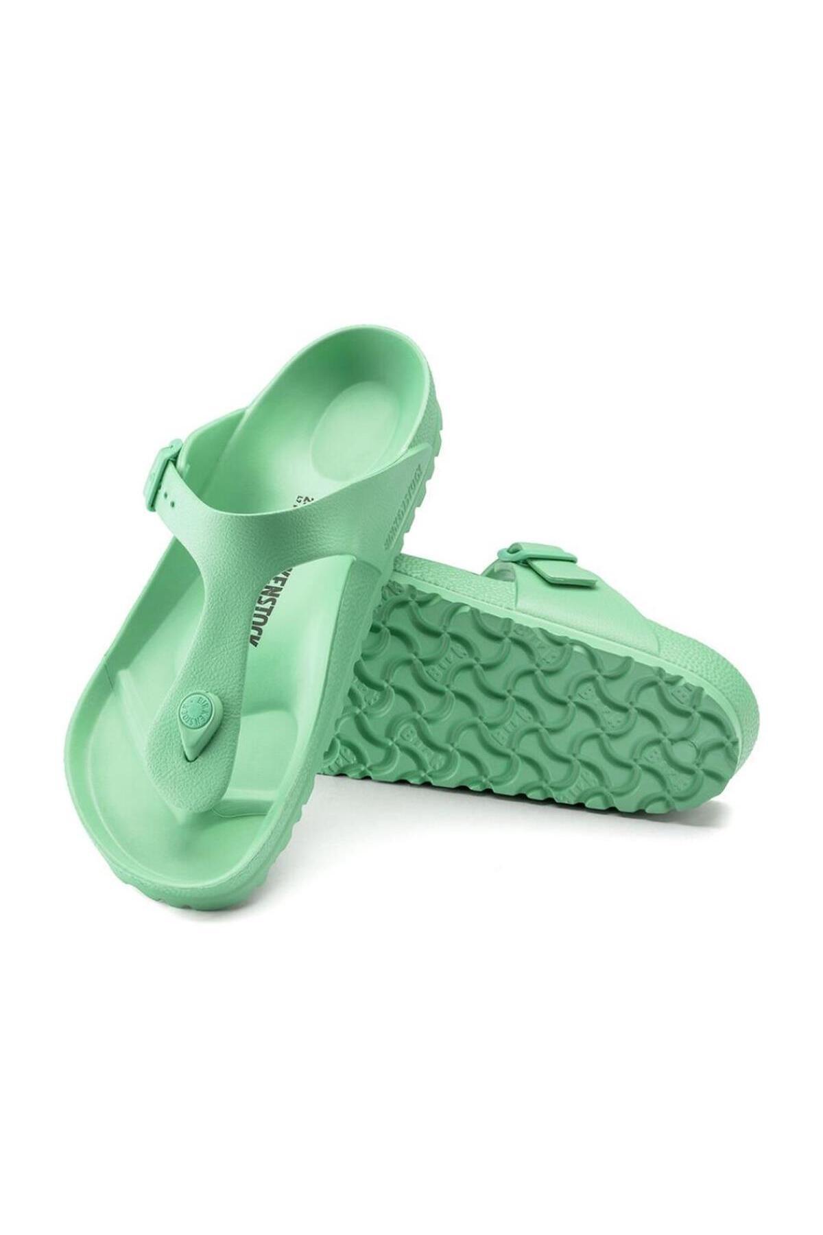 دمپایی Birkenstock بیرکن‌استوک جیزه ایوا 1019158 جید پررنگ اورجینال - تصویر 2