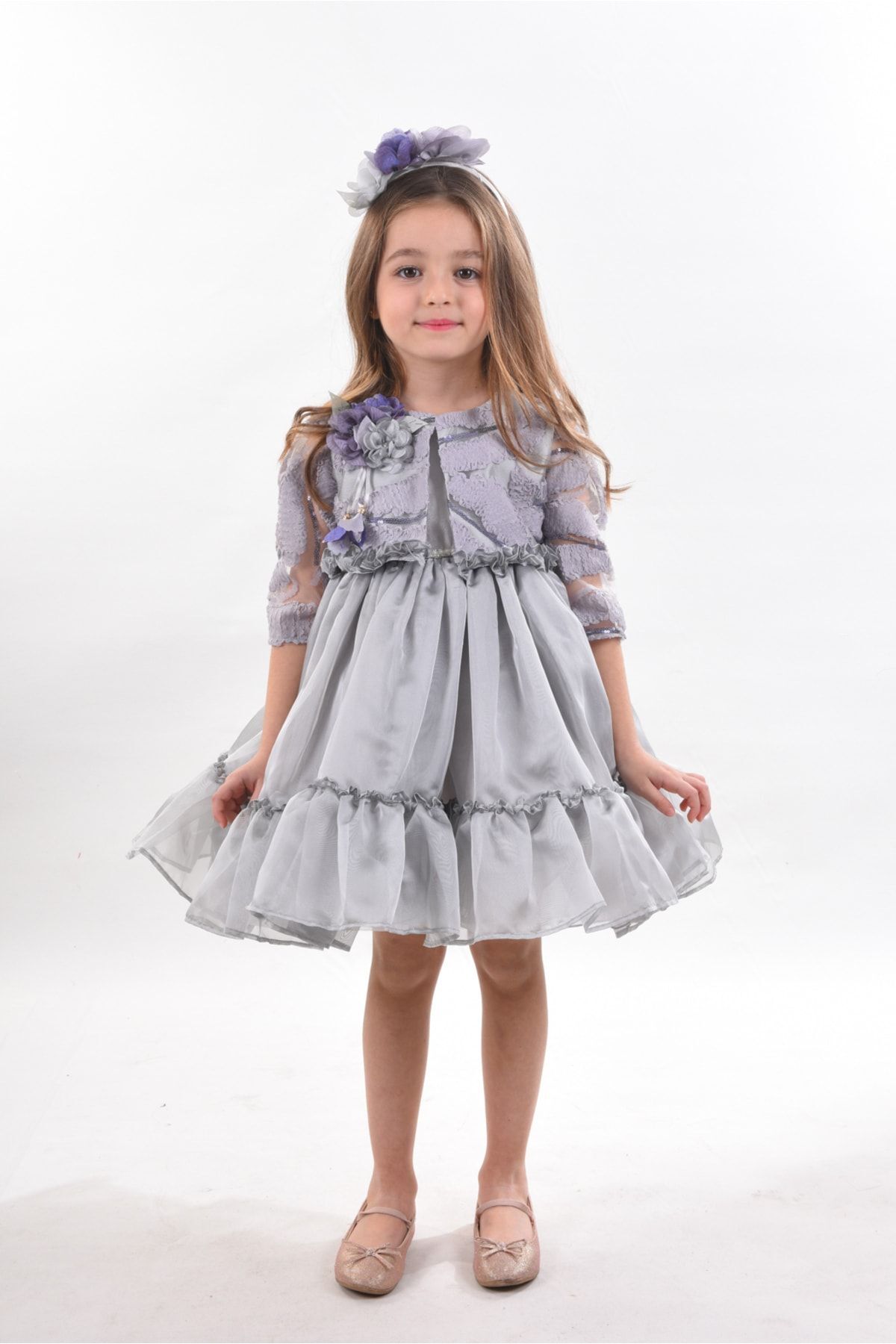 MIALORA EXCLUSİVE By Emel Ebru Özdemir Özel Tasarım Kız Çocuk Kısa Elbise, Doğum Günü Kız Çocuk Elbisesi, Çanta Aksesuarlı Abiye Elbise fotoğrafı 4 (önizleme)