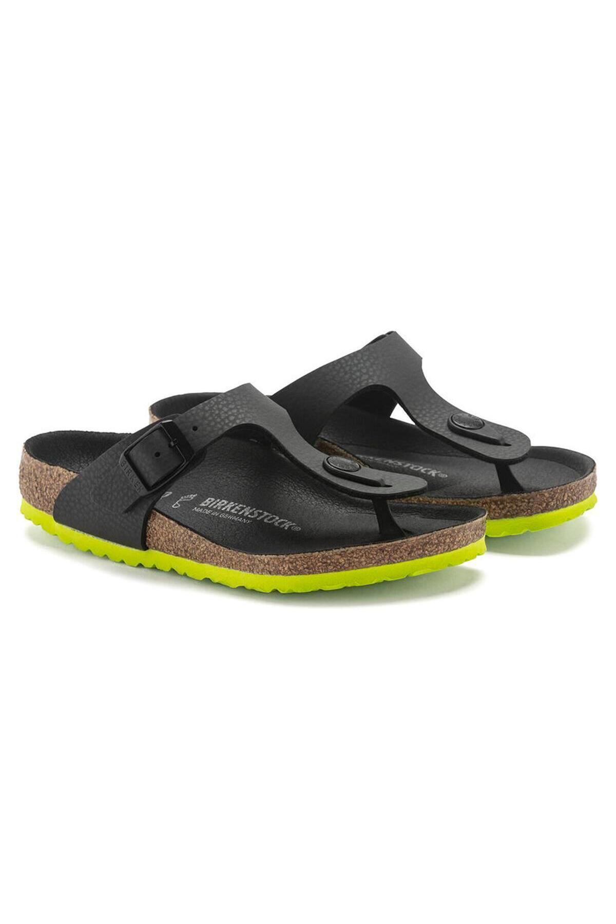 دمپایی بیرکن استاک پسرانه اوا مشکی  راسته      لباس خانگی | Birkenstock 1024387 - تصویر 3
