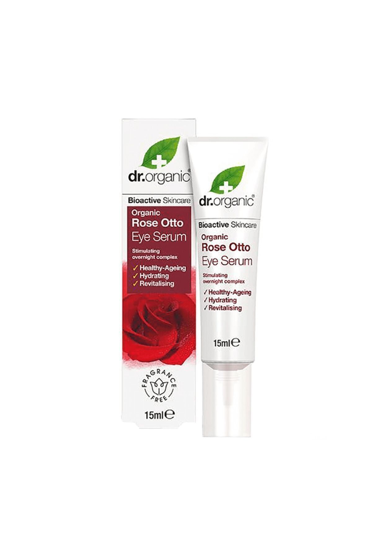 کرم دور چشم کرمی گل رز DR Organic با حجم 15 میل Dr. Organic