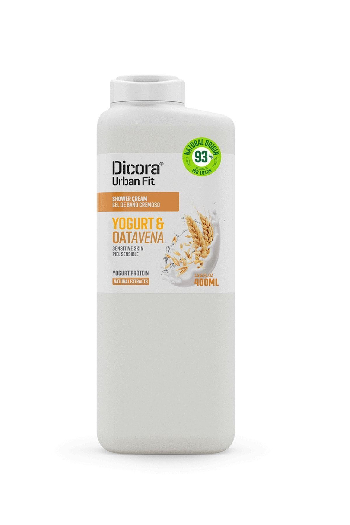 ژل دوش ماست و جو دوسر فیت ویتامین B 400 میلی لیتر DICORA URBAN FIT