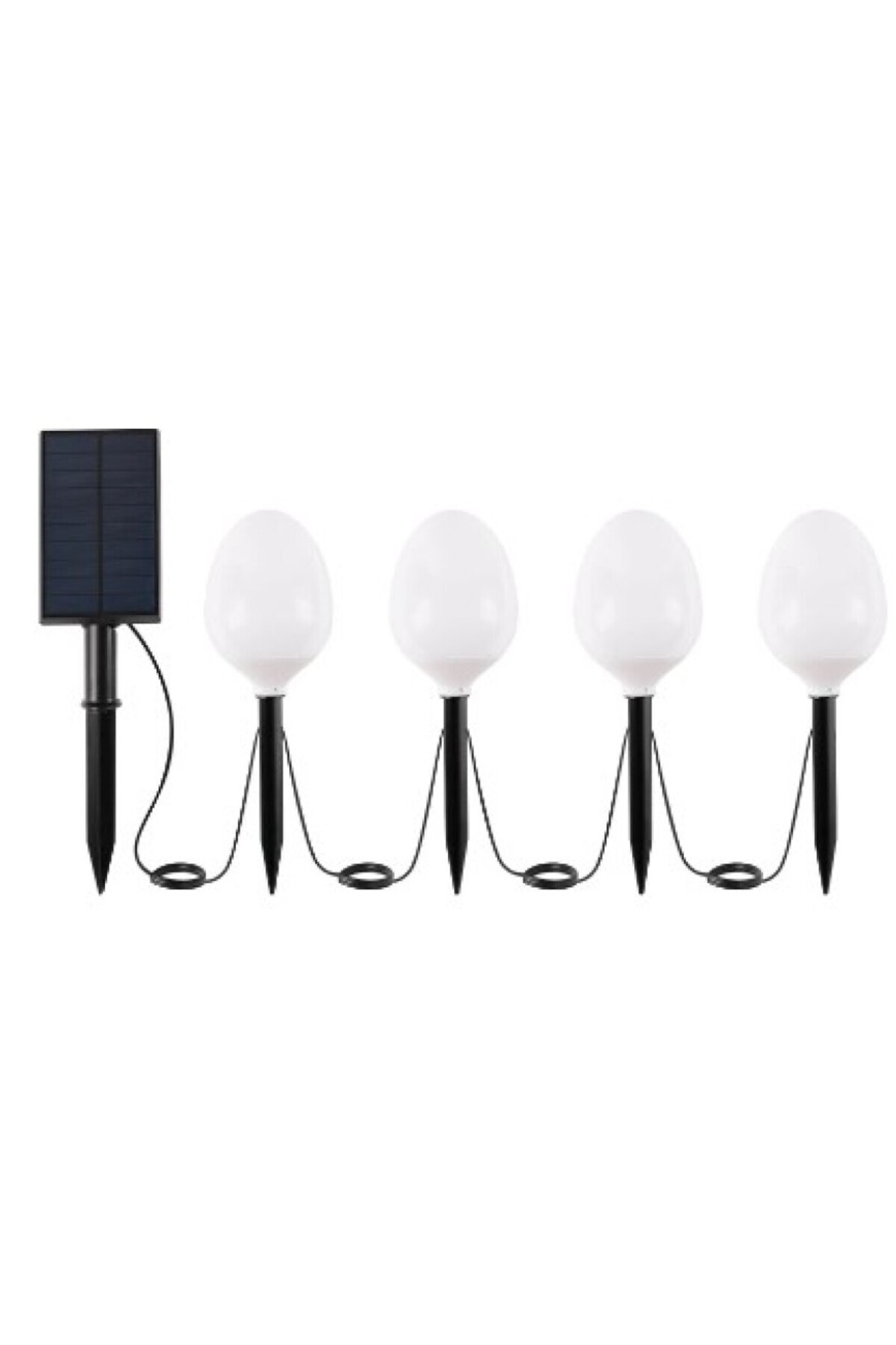 ACK Solar Led Bahçe Armatürü Kazaklı X4 Set 8w/h Rgb