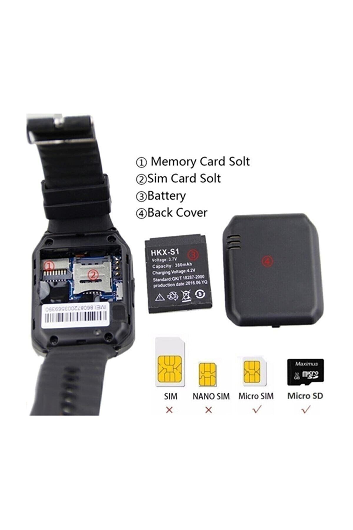 HER EY FIRSAT Dz09 Smart Watch Kameral Simkart Kart Giri li Ak ll Saat Bluetooth Giyilebilir Teknoloji