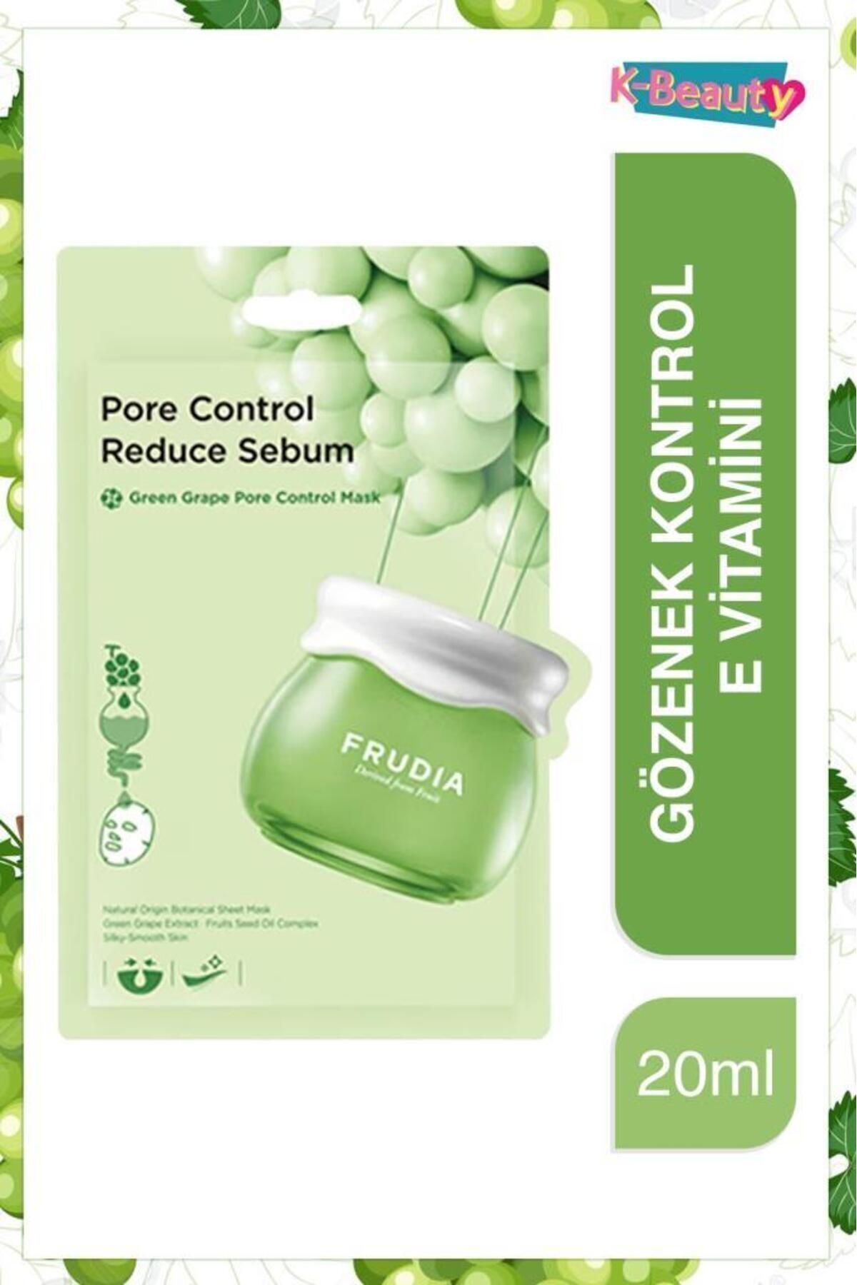ماسک صورت کنترل منافذ انگور سبز 2 عدد Frudia