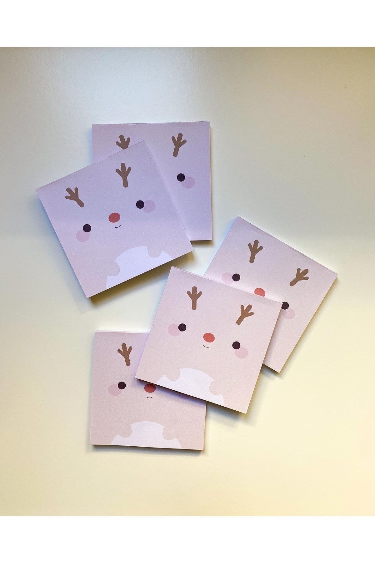 Pine Note-Deer Patterned Kawaii Memopad Memo Pad Notebook Notepad Planner 3