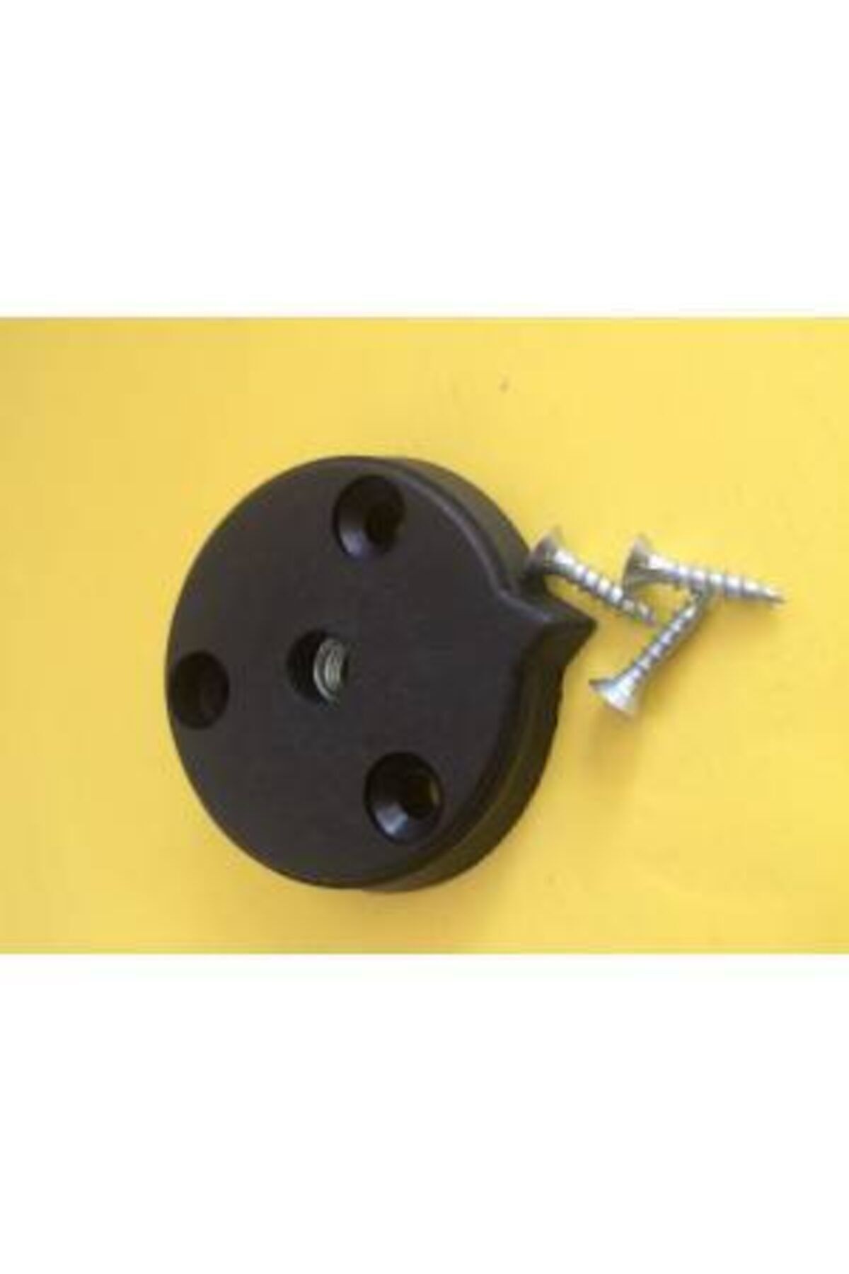 Coffee Table Leg Mount Bracket Black 3 pcs