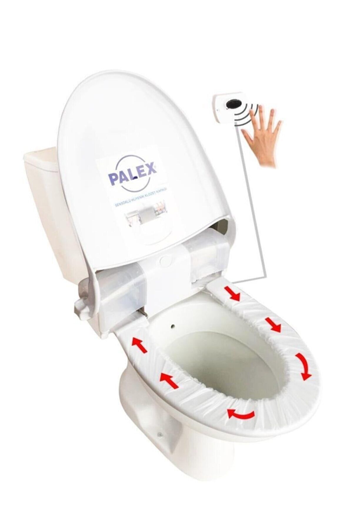 Hygienic Toilet Seat Cover Dispenser + 24 Rolls