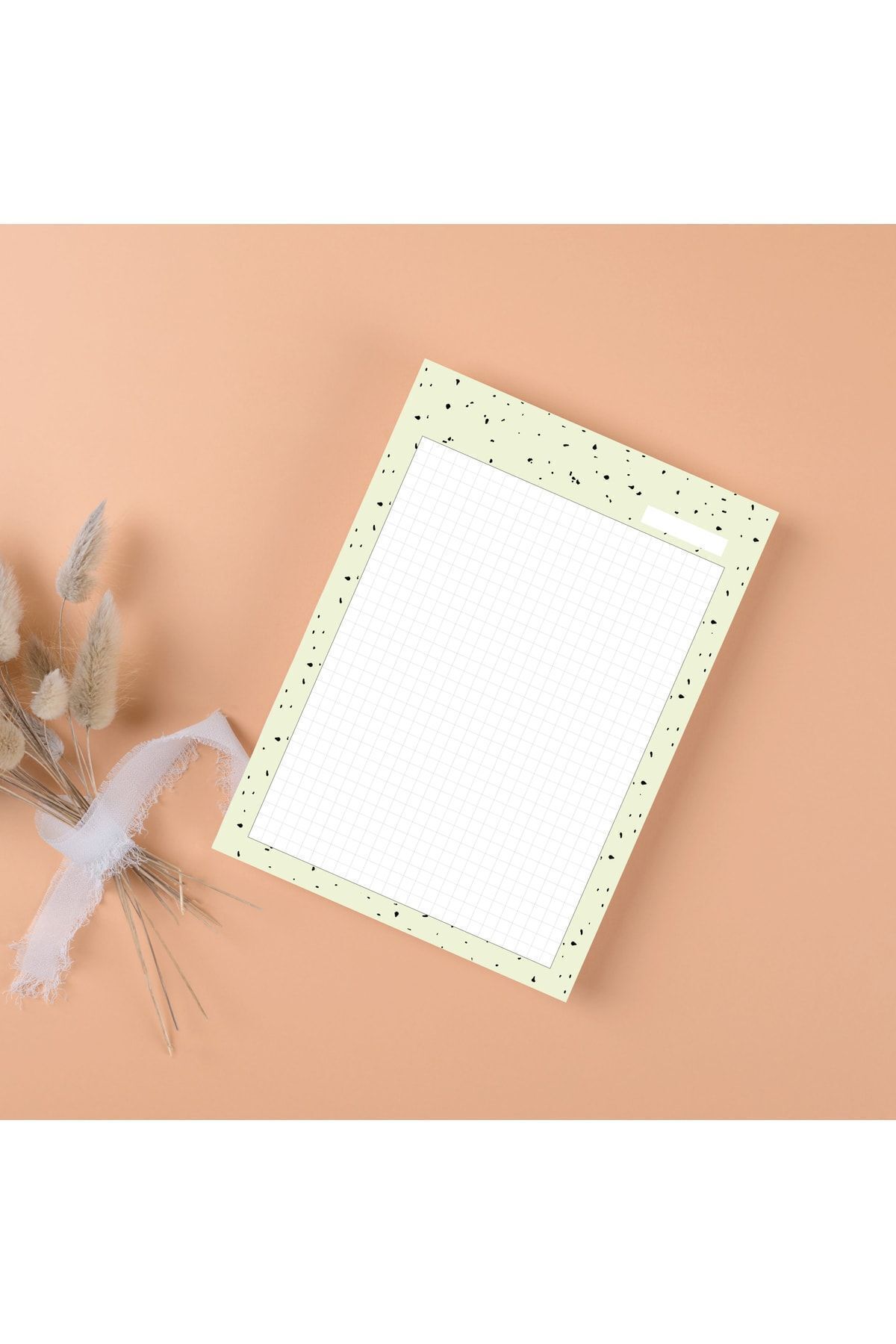 Pine Note-Checkered Green Patterned Planner/to Do List/notebook/notepad/memopad A5 1