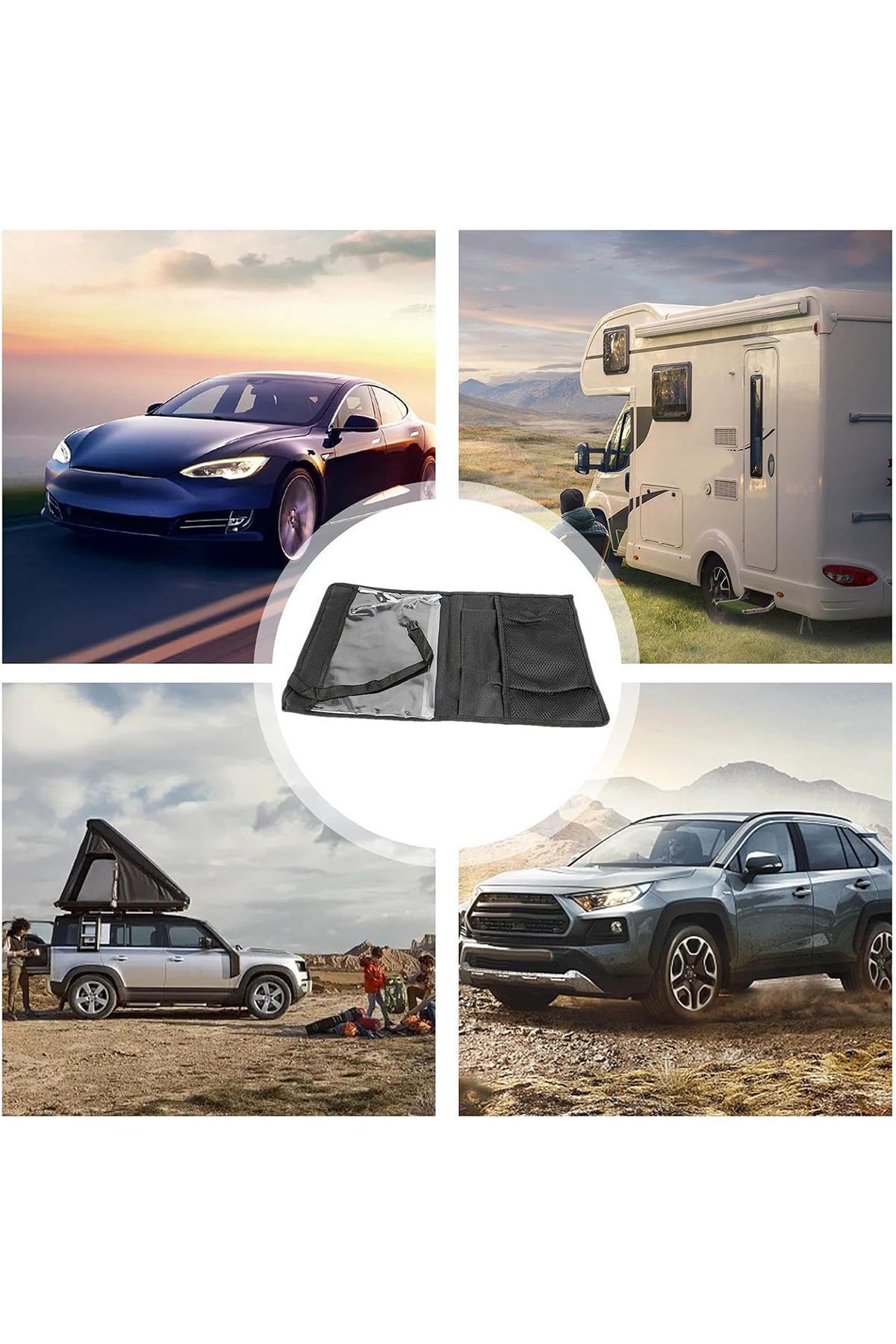 HASBY Araba Koltuk Arkası Tablet Telefon Tutucu Eşya Düzenleyici Araç Organizeri Koruyucu Kılıfı Organizer fotoğrafı 6 (önizleme)