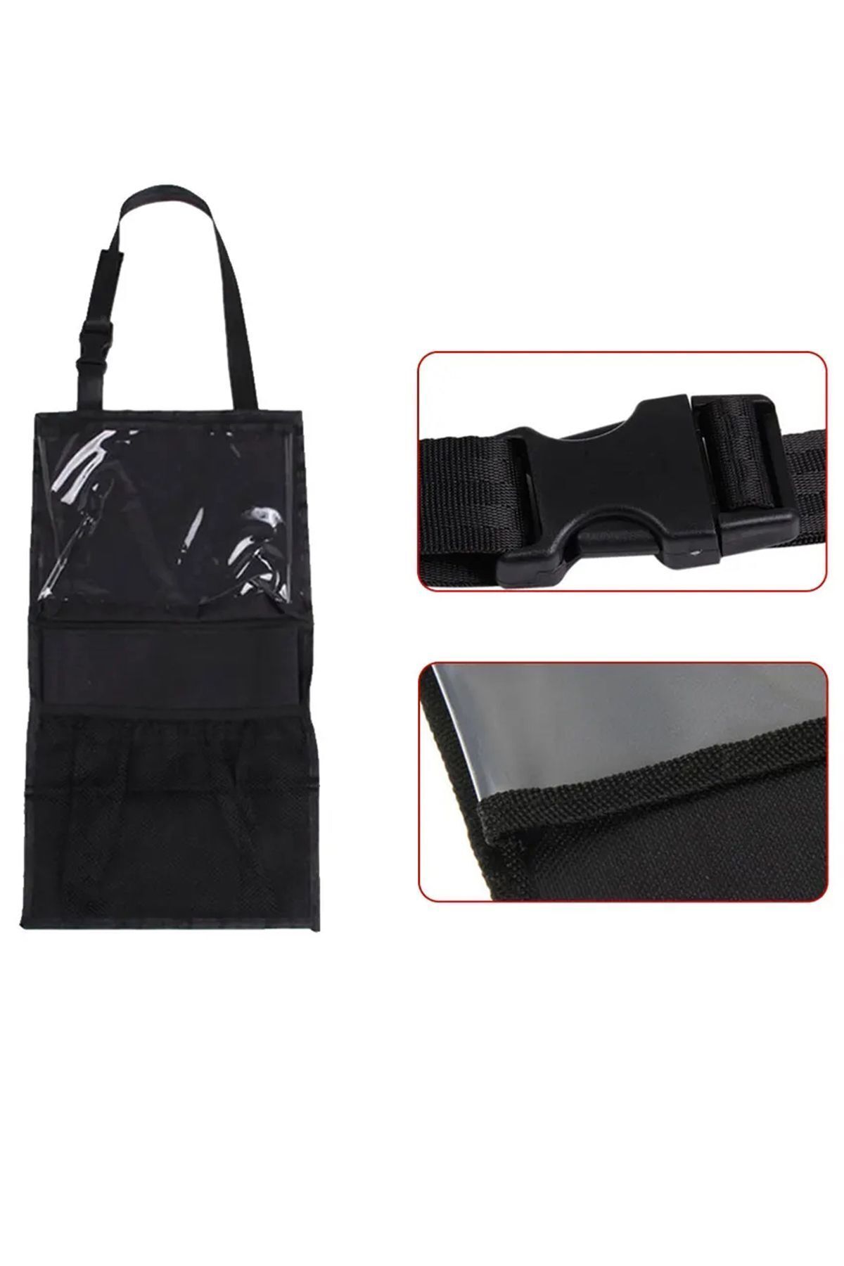 HASBY Araba Koltuk Arkası Tablet Telefon Tutucu Eşya Düzenleyici Araç Organizeri Koruyucu Kılıfı Organizer fotoğrafı 7 (önizleme)