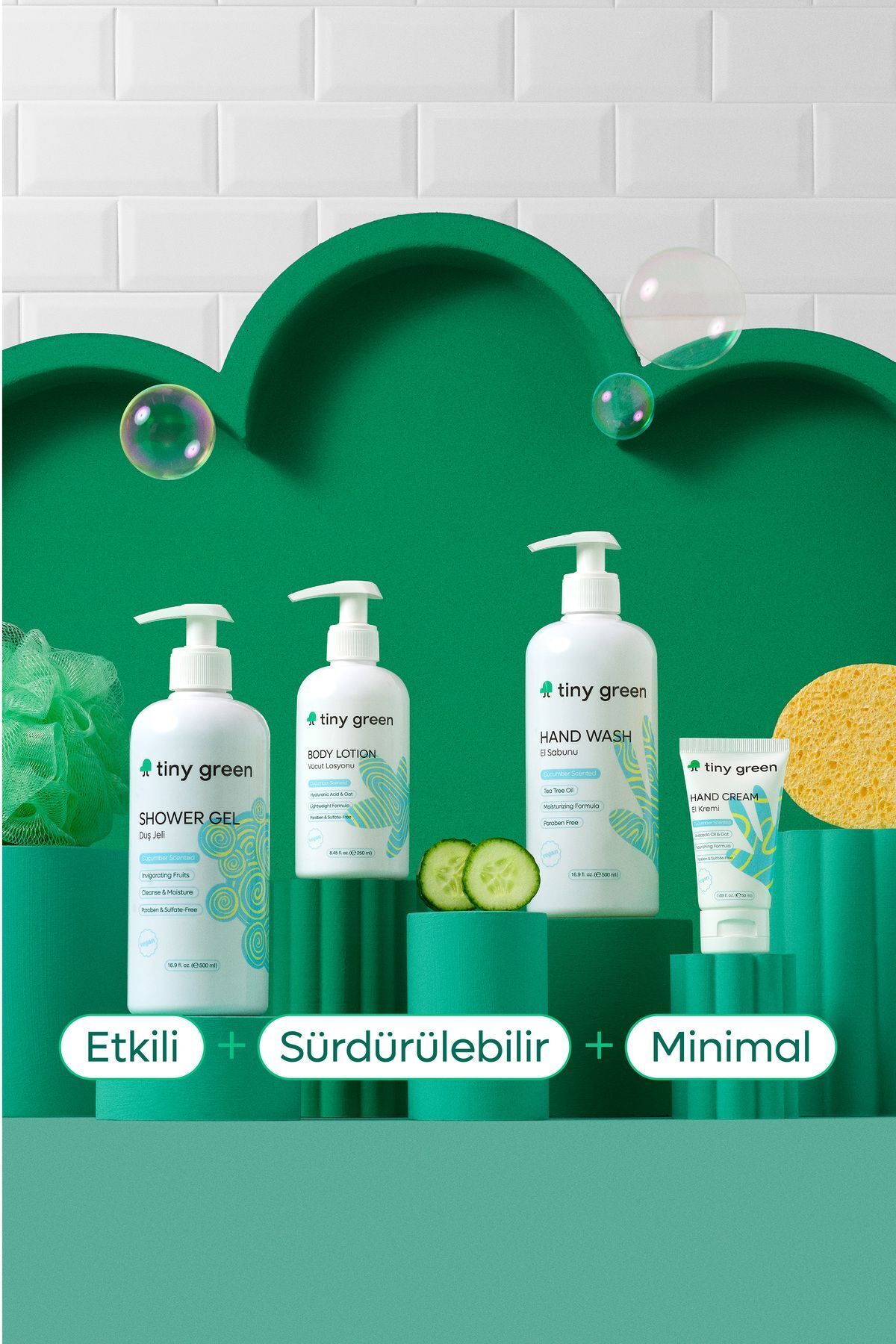 Vücut Losyonu Günlük Nemlendirme Salatalık Kokulu 250 ml — TG-A0205 — تصویر 6 از 6
