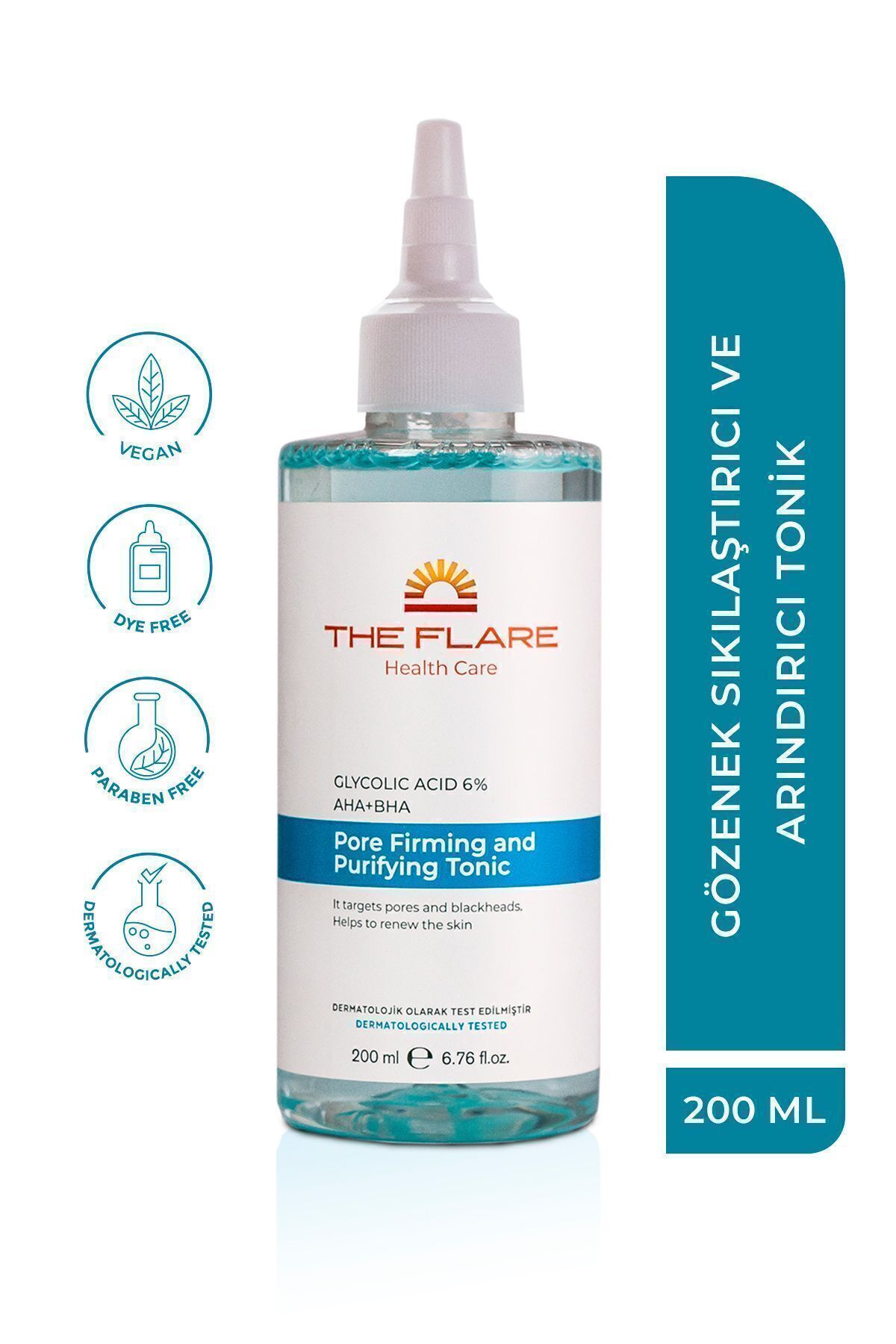 The Flare Health Care Gözenek Sıkılaştırıcı Ve Arındırıcı Tonik 200ml